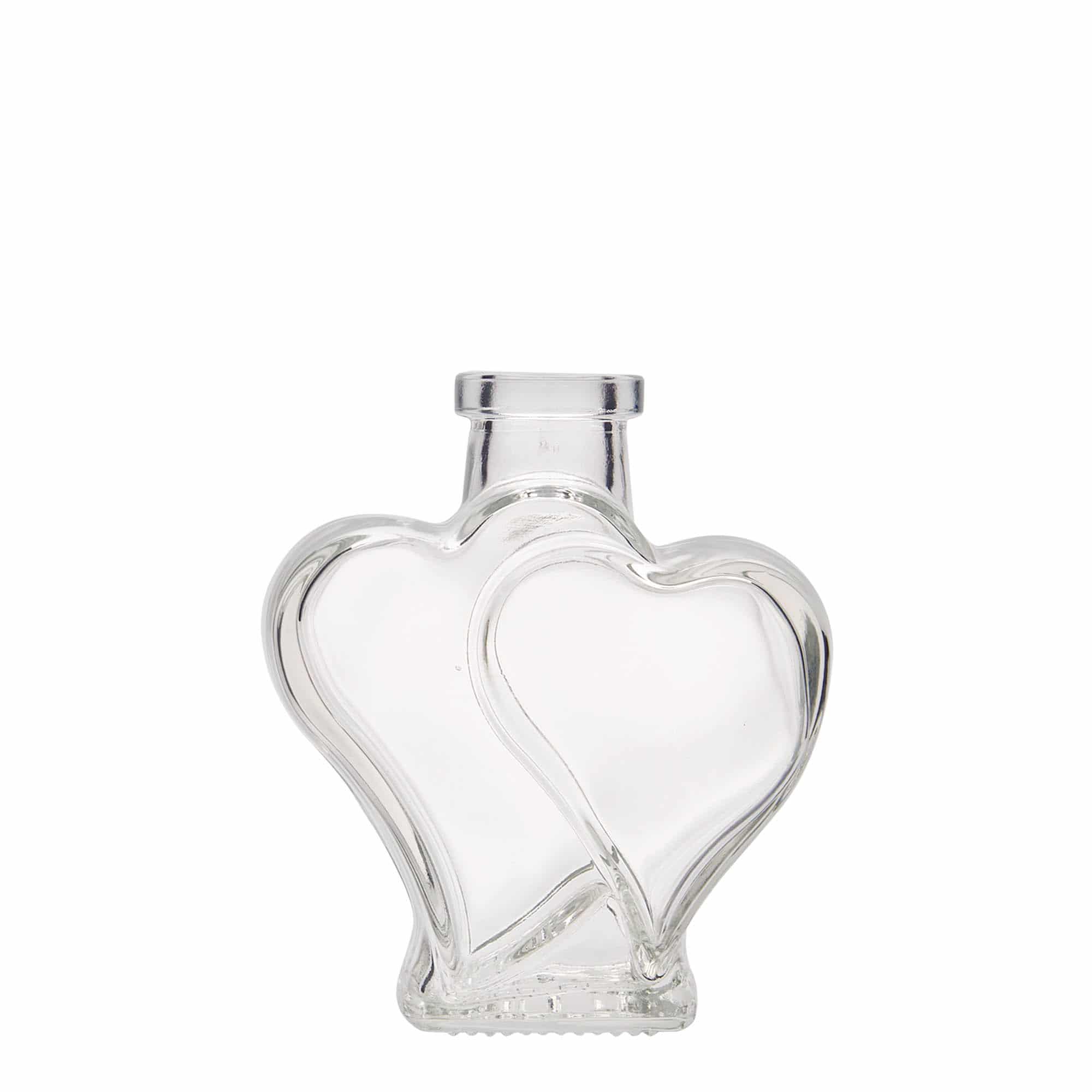 200 ml stikla pudele 'Divas sirdis', aizdare: korķis 200 ml stikla pudele 'Divas sirdis', aizdare: korķis