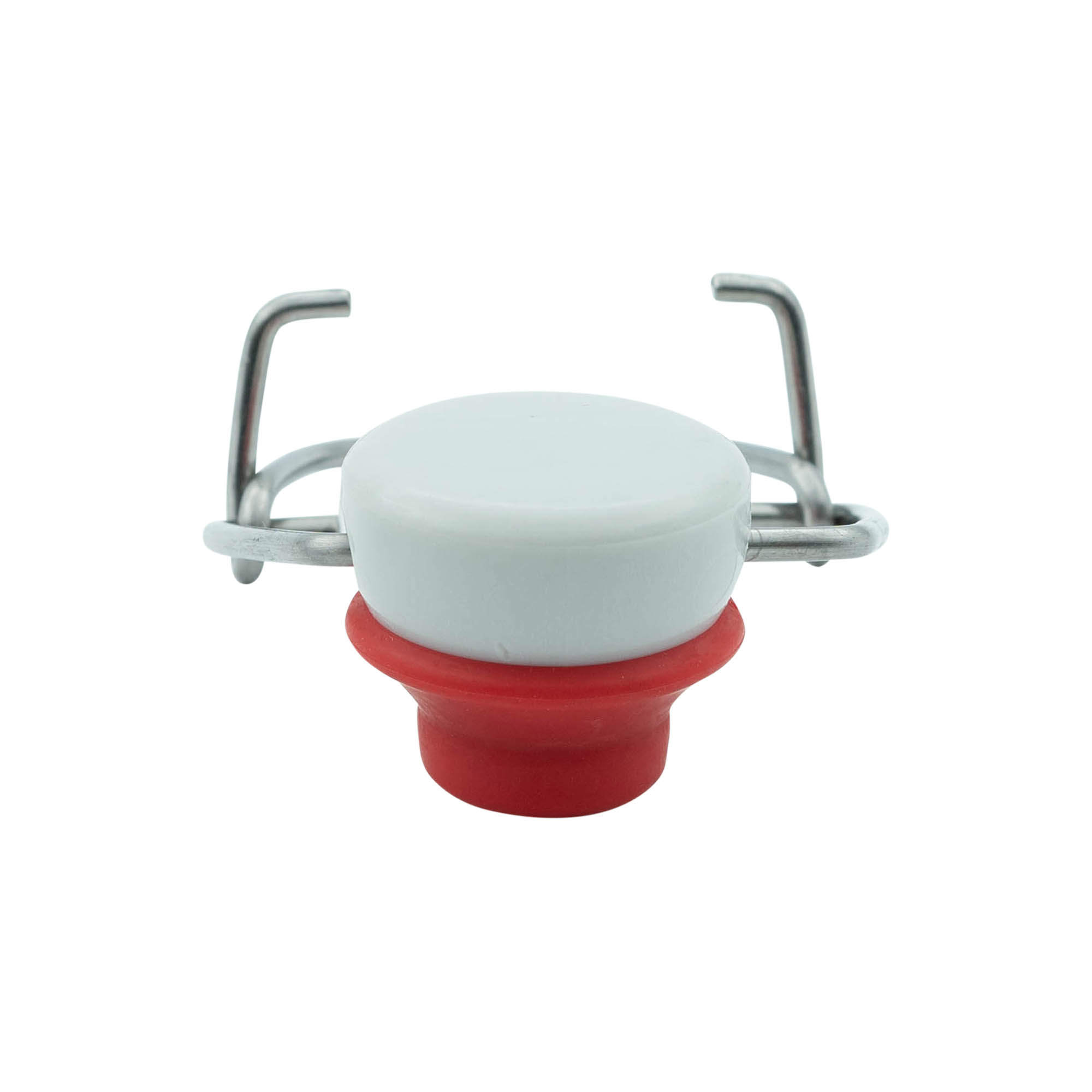 Speciāla izmēra skava, plastmasa, sarkani-balts