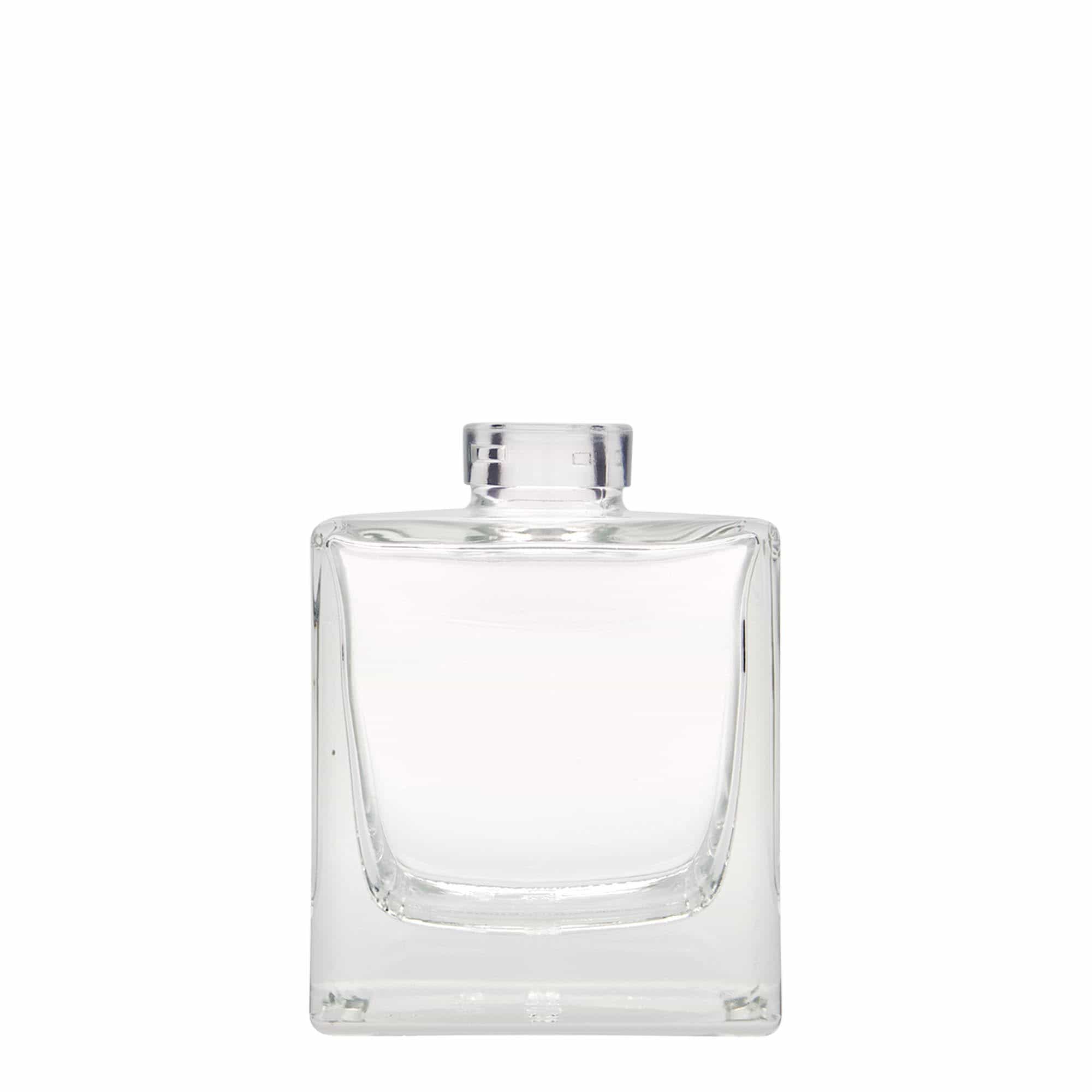 200 ml stikla pudele 'Cube', kvadrātiska, aizdare: korķis 200 ml stikla pudele 'Cube', kvadrātiska, aizdare: korķis