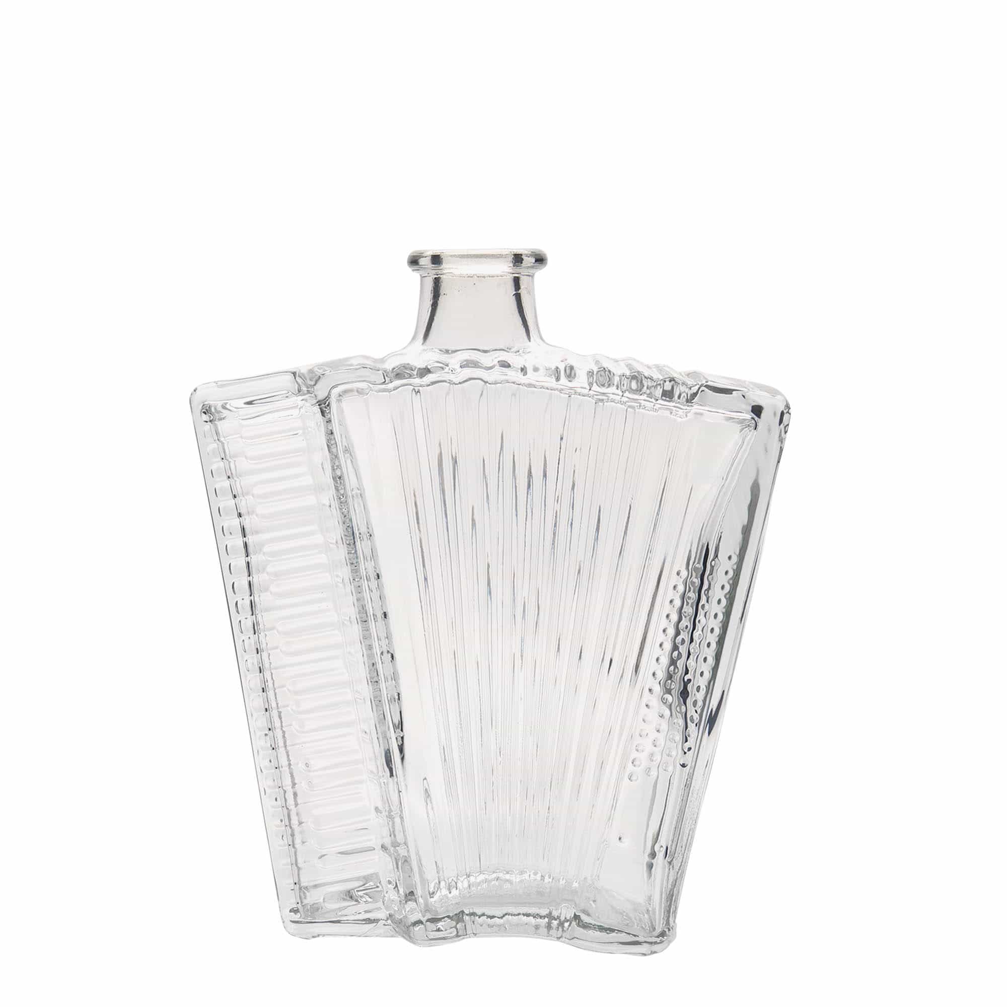 500 ml stikla pudele 'Akordeons', aizdare: korķis 500 ml stikla pudele 'Akordeons', aizdare: korķis