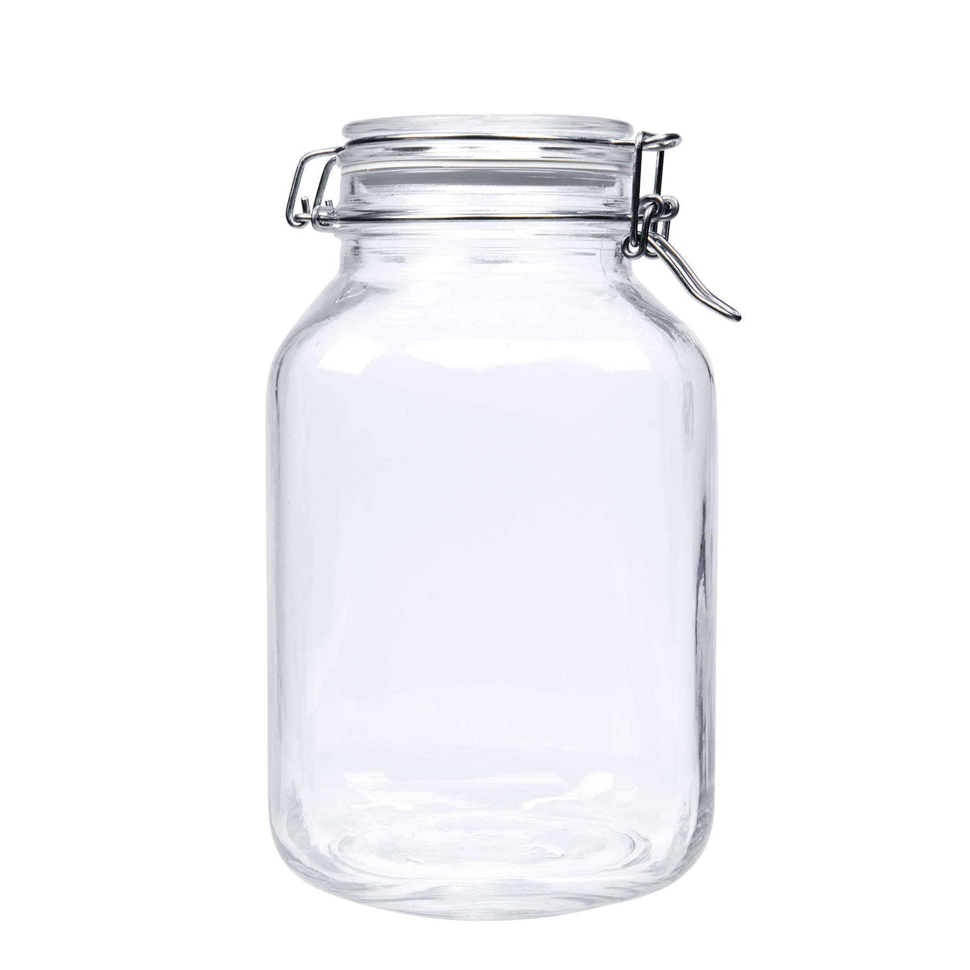 3.000 ml stiklaina burka ar metāla aizdari 'Fido', kvadrātveida, atvere: metāla aizdare ar vadu 3.000 ml stiklaina burka ar metāla aizdari 'Fido', kvadrātveida, atvere: metāla aizdare ar vadu