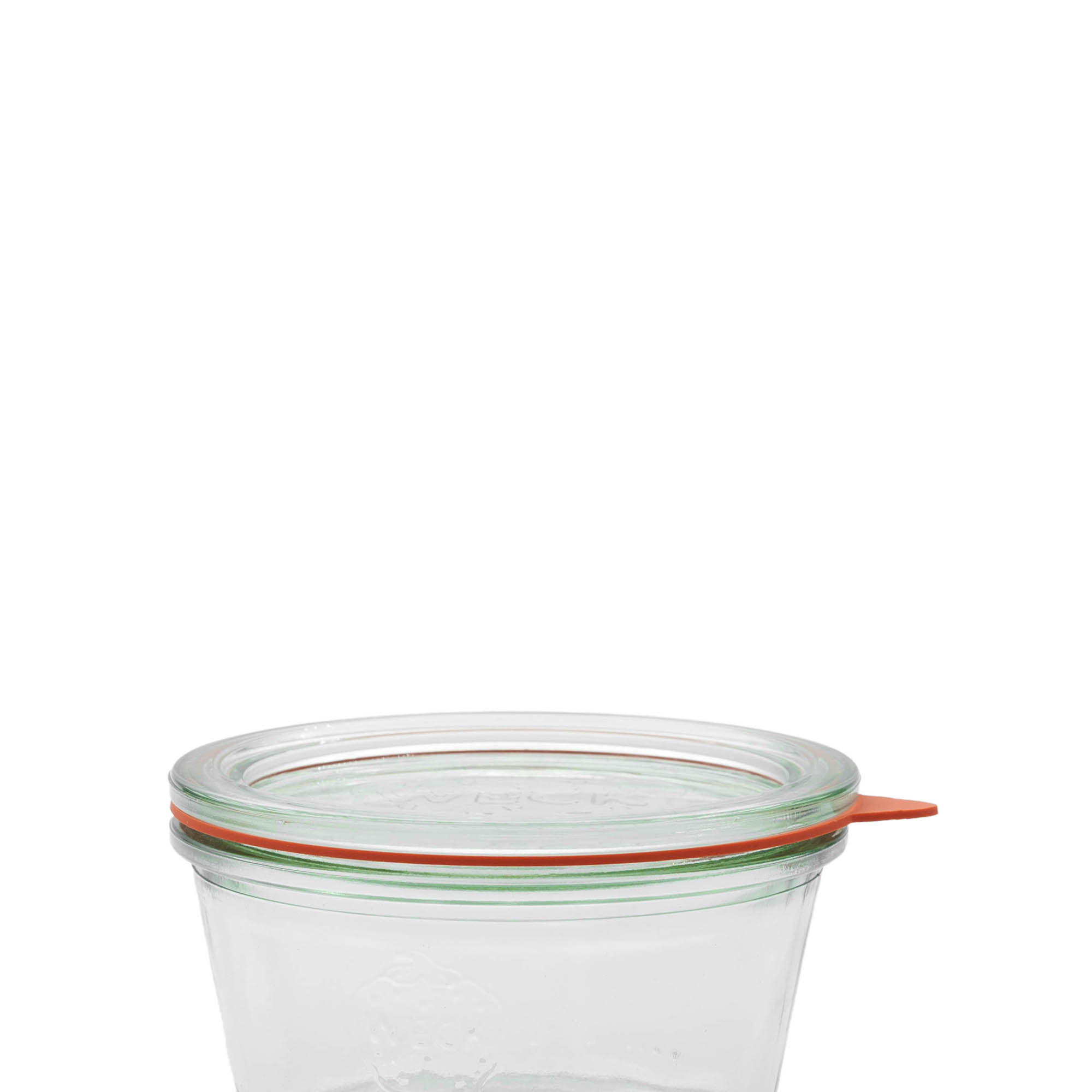 WECK konservēšanas gredzens RR100 #, sarkans, atvere: apaļa mala