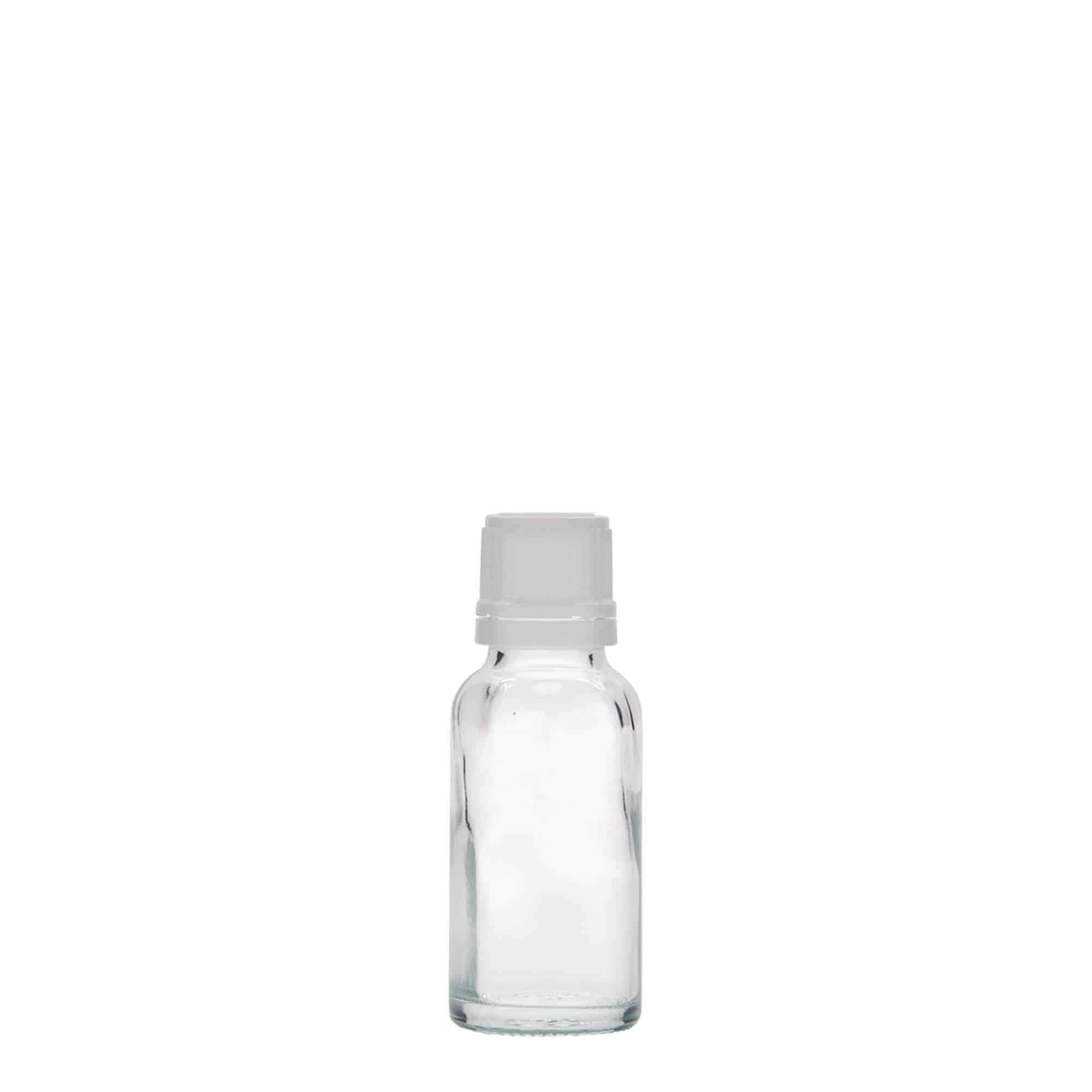 20 ml zāļu pudelīte, stikla, aizdare: DIN 18