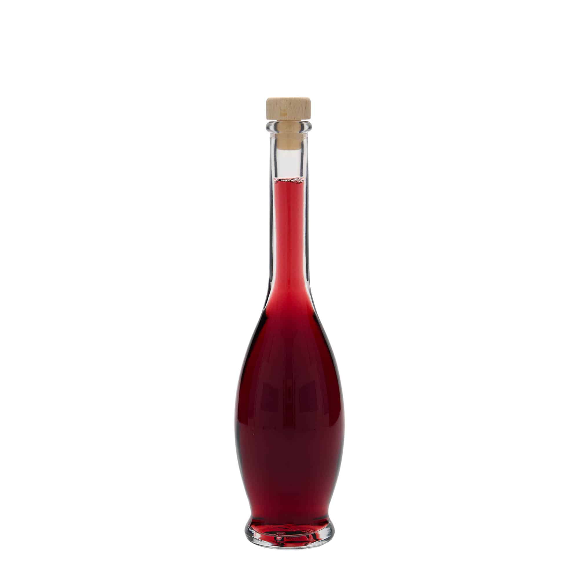 100 ml stikla pudele 'Gina', atvere: korķis