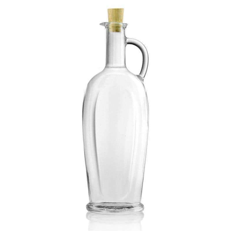 500 ml stikla pudele 'Eleganta', ovāla, aizdare: korķis 500 ml stikla pudele 'Eleganta', ovāla, aizdare: korķis