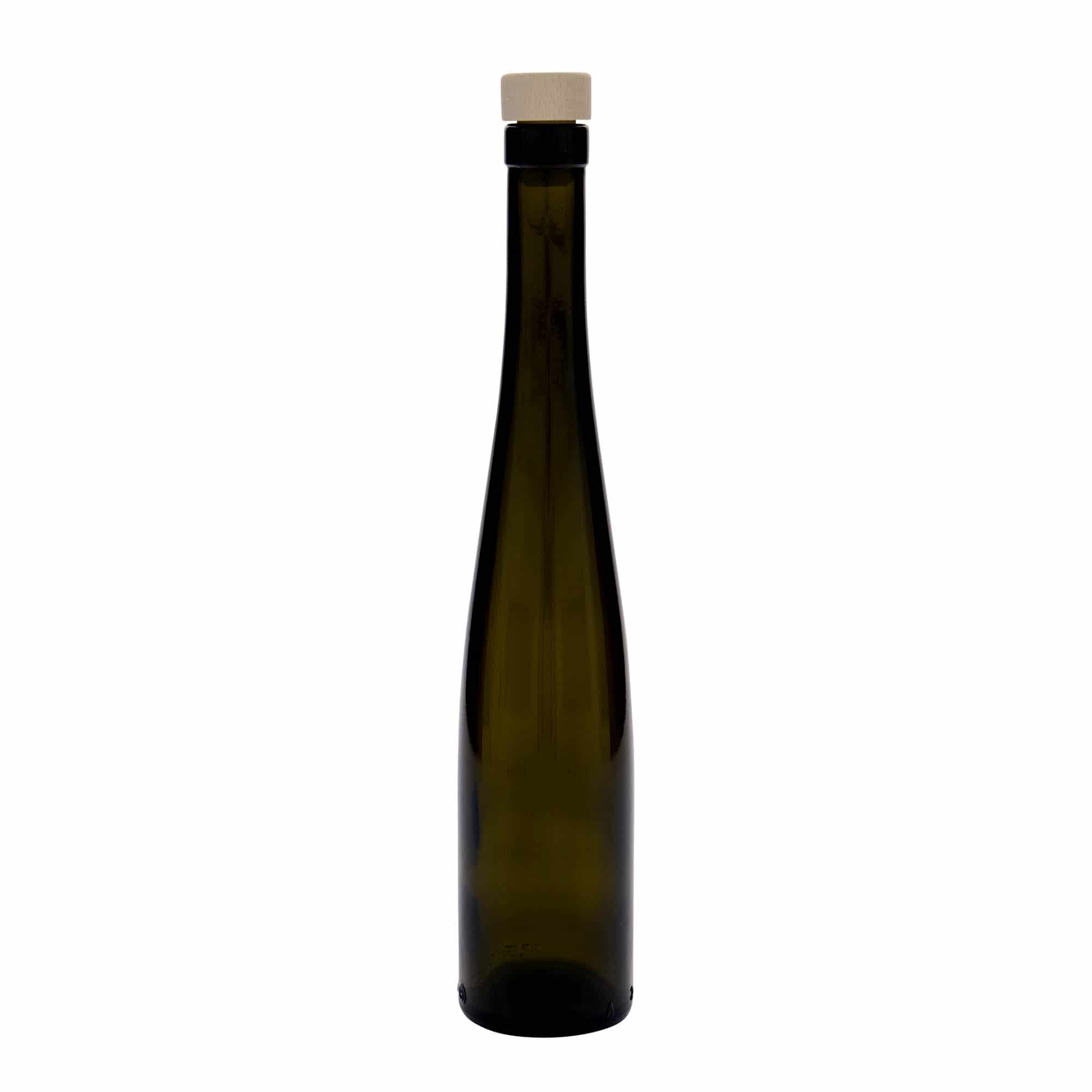375 ml stikla pudele 'Weinschlegel', antīki zaļa, aizdare: korķis