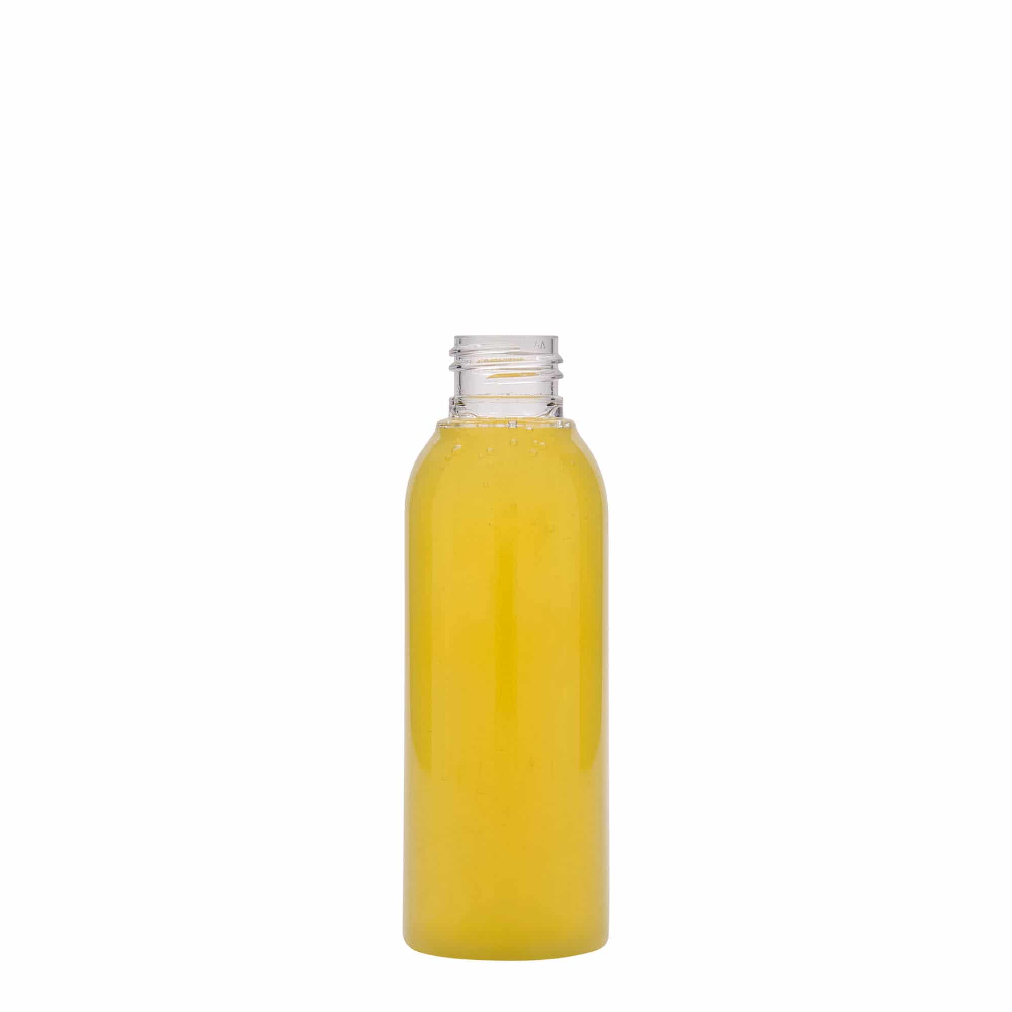 125 ml PET pudele 'Pegasus', plastmasas, aizdare: 24/410