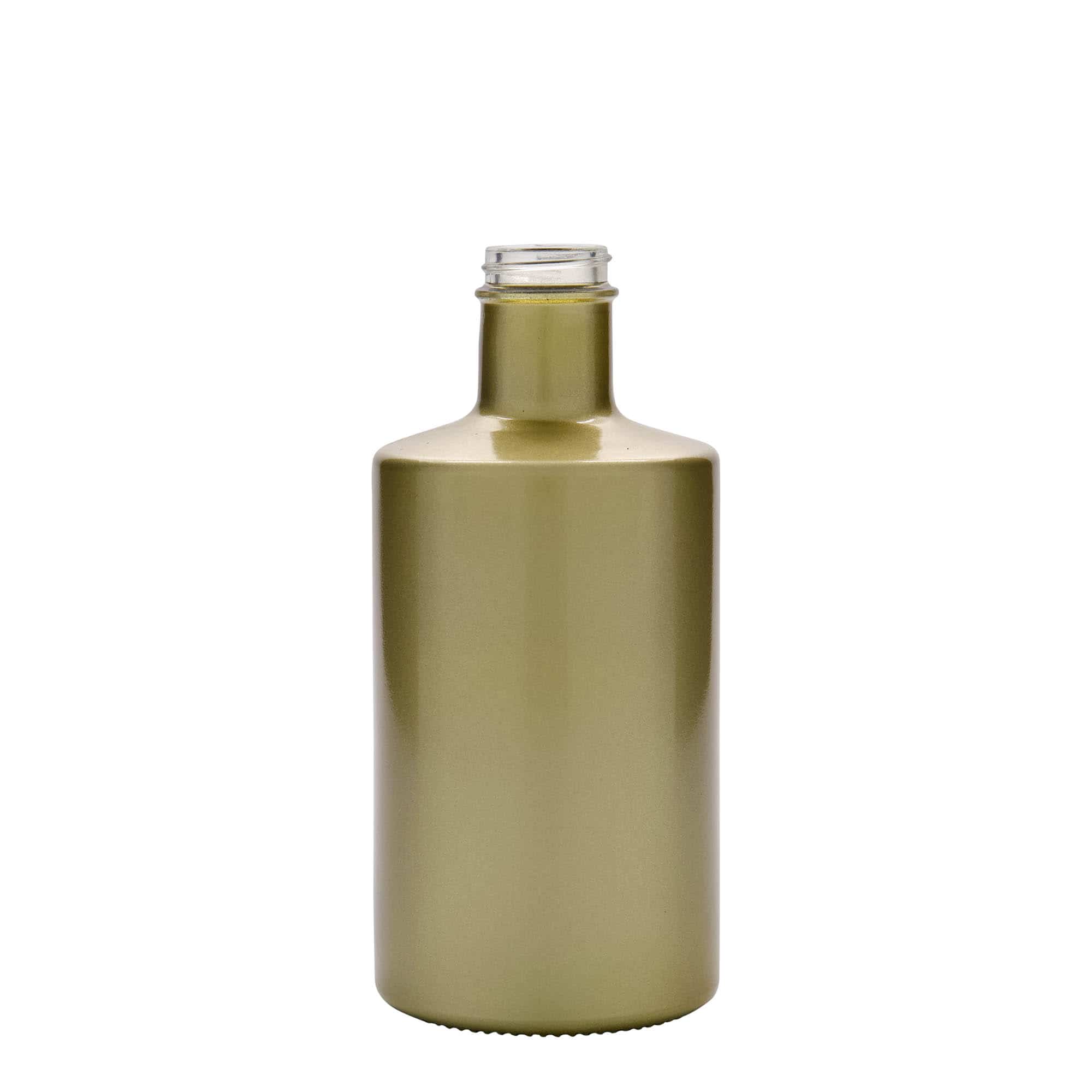 500 ml stikla pudele 'Caroline', zelta, aizdare: GPI 33 500 ml stikla pudele 'Caroline', zelta, aizdare: GPI 33