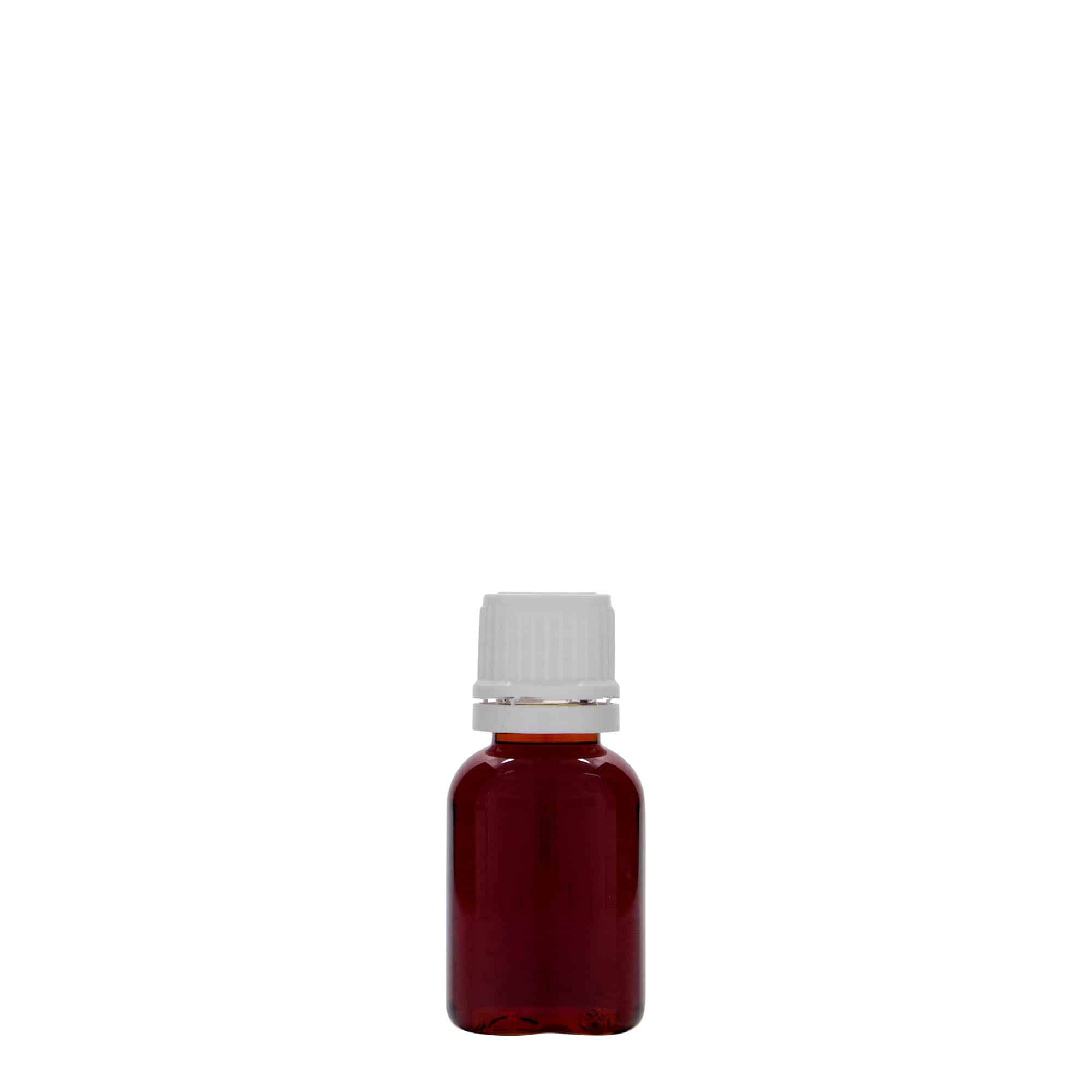 20 ml PET zāļu pudelīte 'Easy Living', plastmasas, aizdare: DIN 18