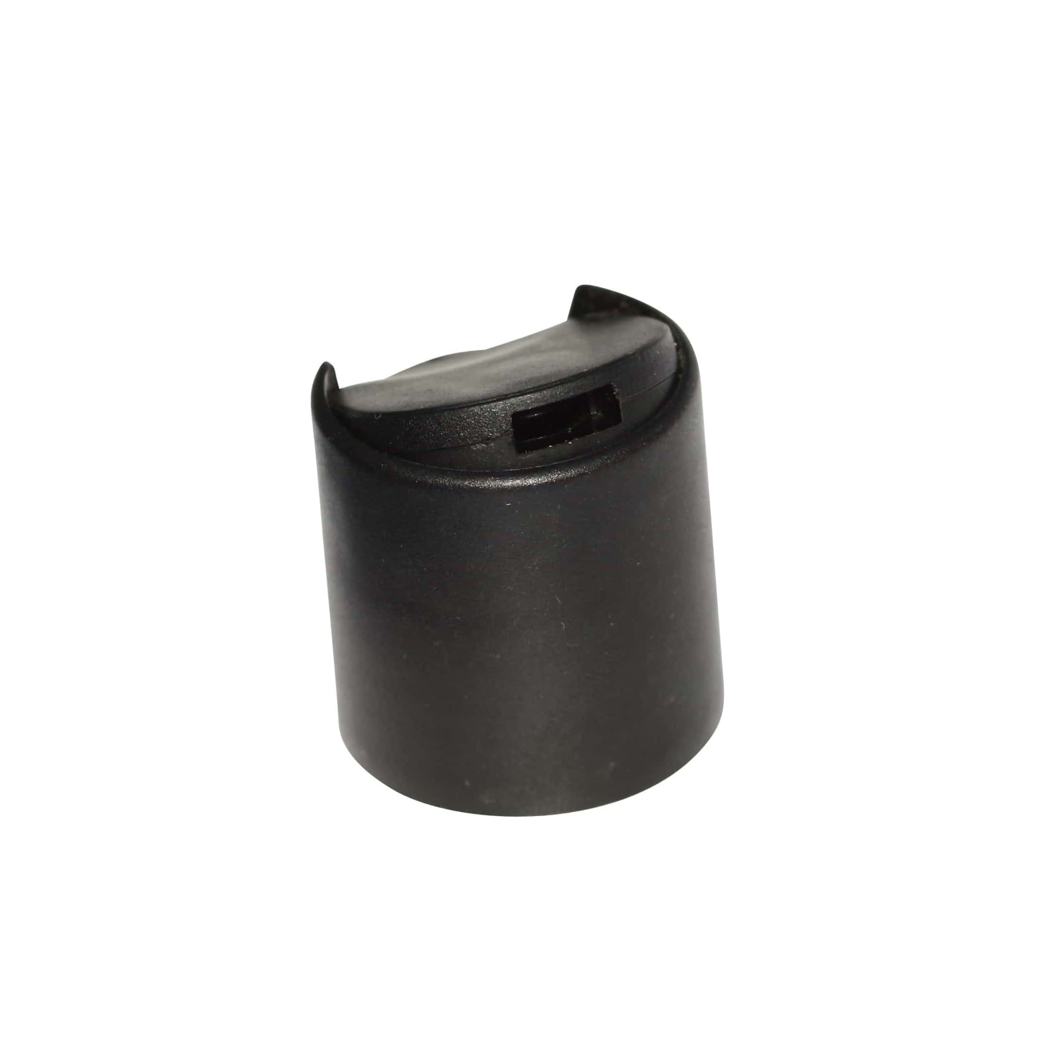 Skrūvējams vāciņš Disc Top, PP plastmasa, melns, priekš atveres: 24/410