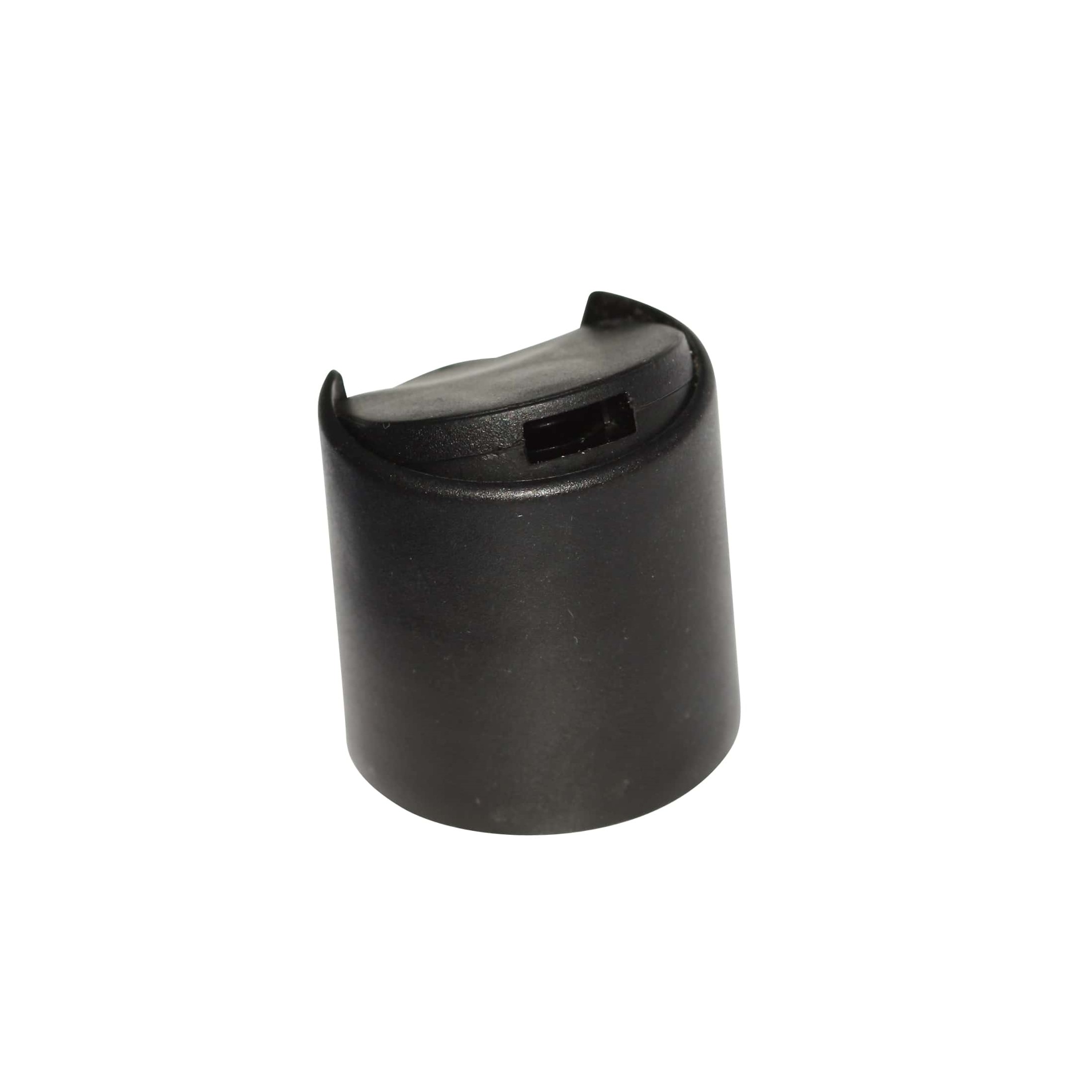 Skrūvējams vāciņš Disc Top, PP plastmasa, melns, priekš atveres: 24/410
