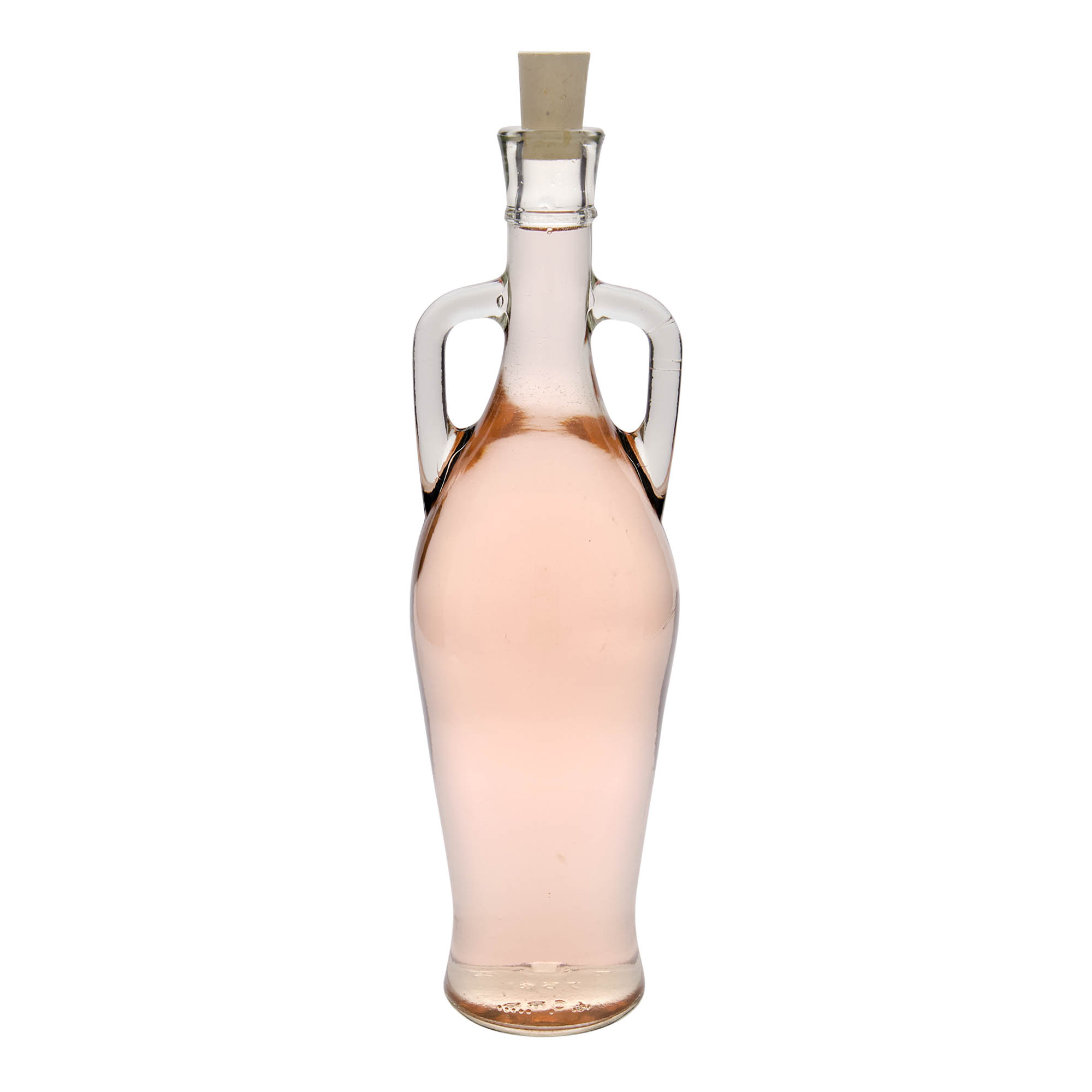 750 ml stikla pudele 'Amfora', atvere: korķis