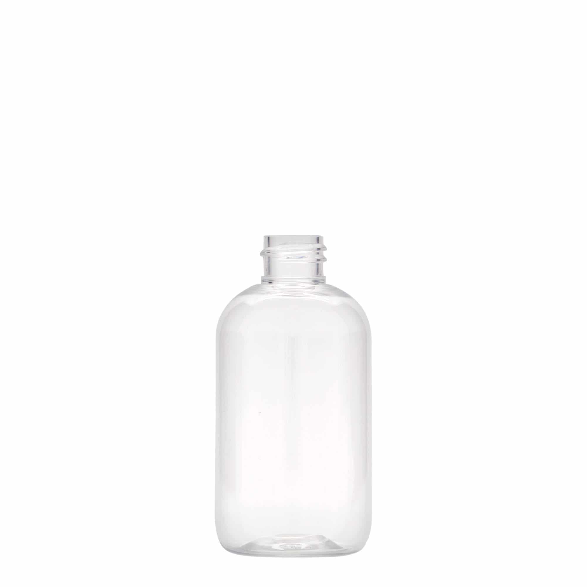 100 ml PET pudele 'Boston', plastmasas, aizdare: GPI 20/410 100 ml PET pudele 'Boston', plastmasas, aizdare: GPI 20/410