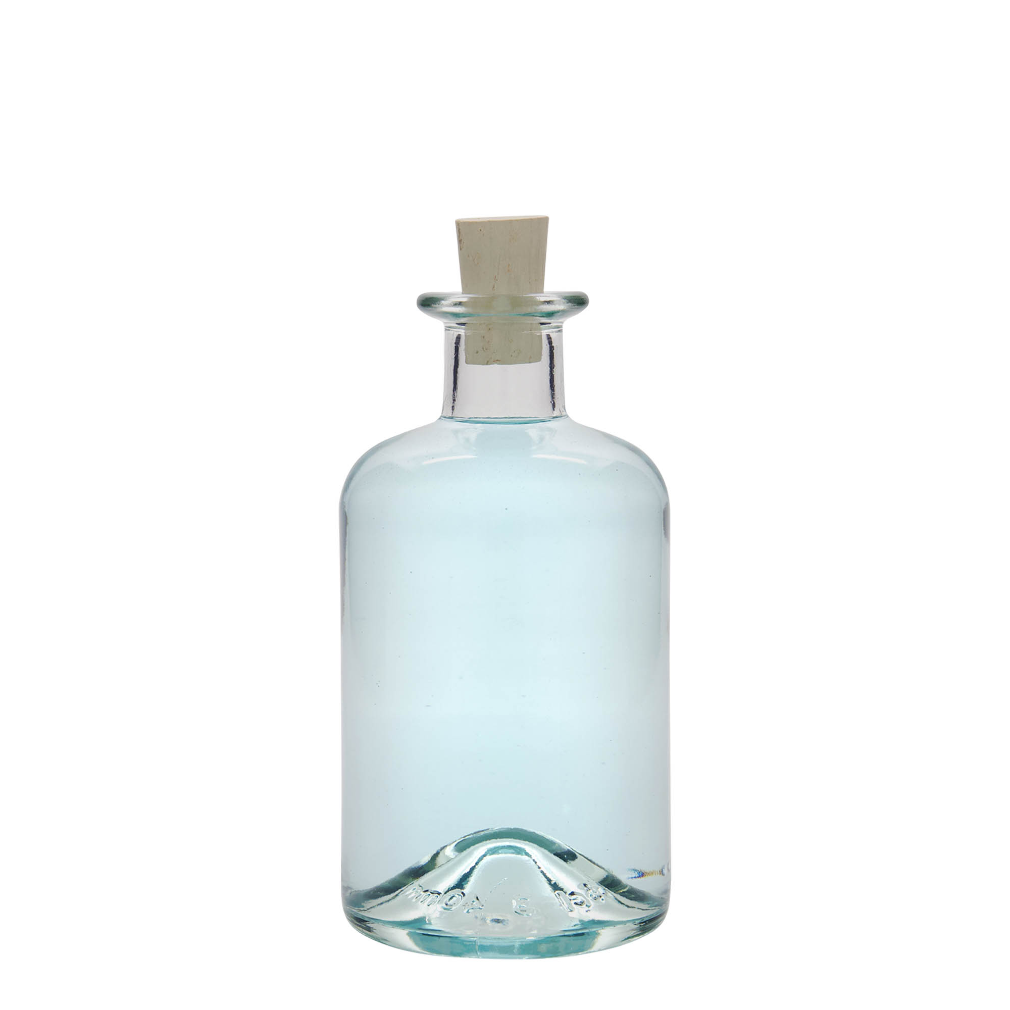 350 ml stikla pudele aptiekāram, atvere: korķis