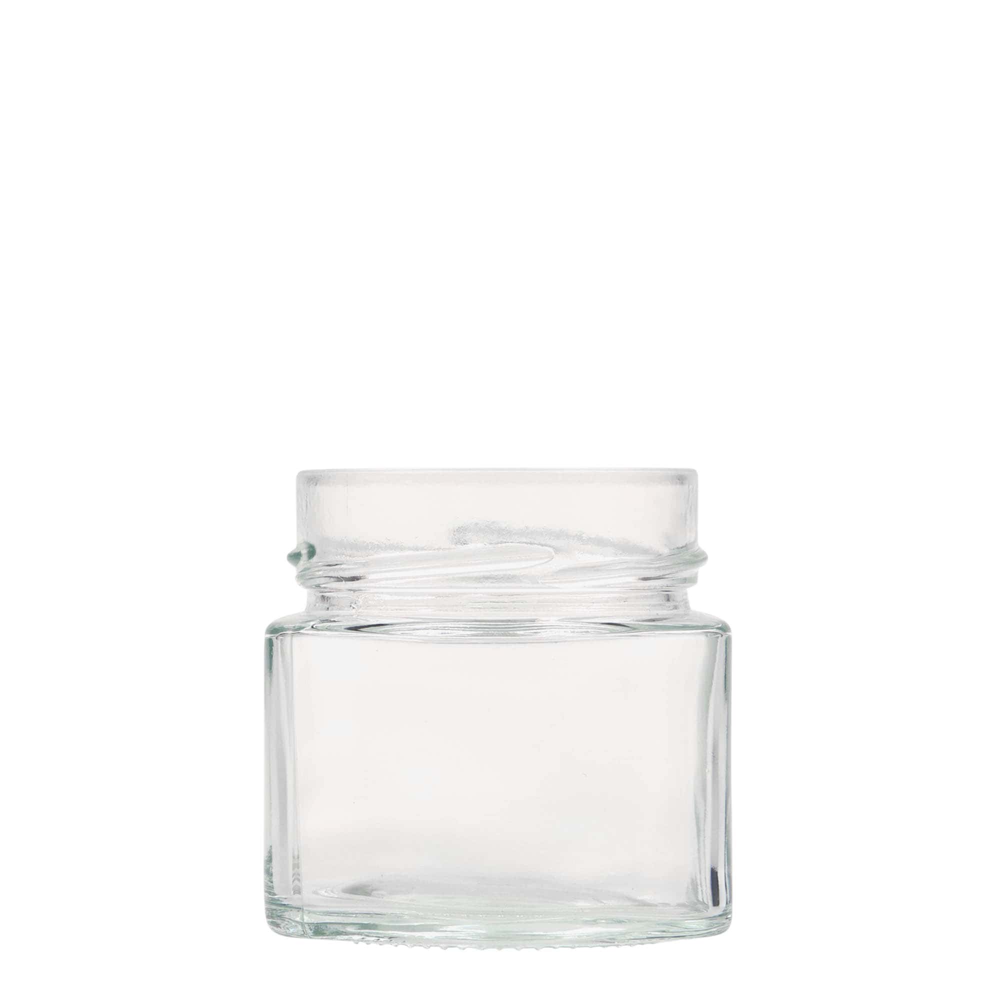 212 ml kvadrātveida stikla trauks 'Kimba', atvere: ekstra dziļš Twist-Off (EDTO 70)