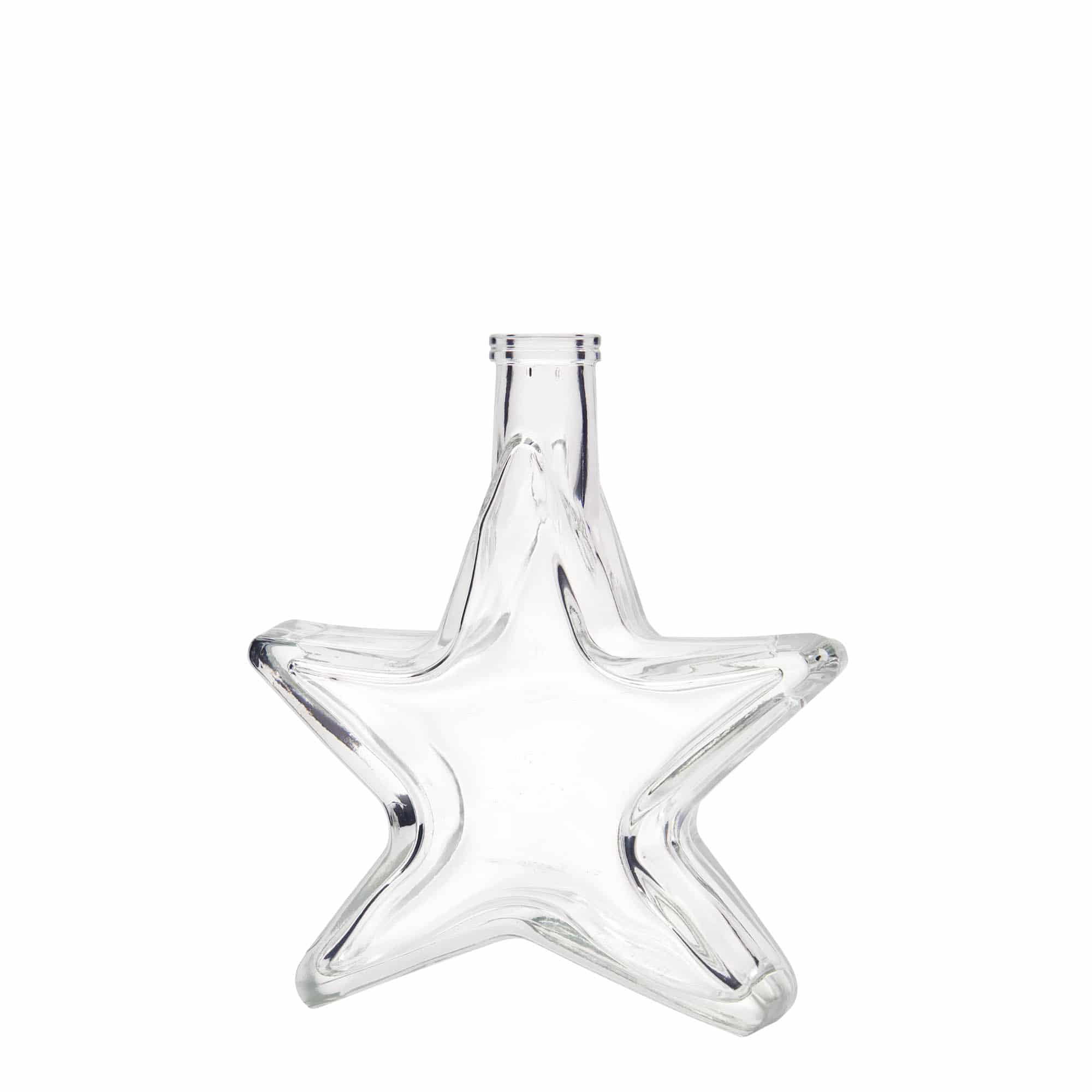 200 ml stikla pudele 'Zvaigzne', atvere: korķis