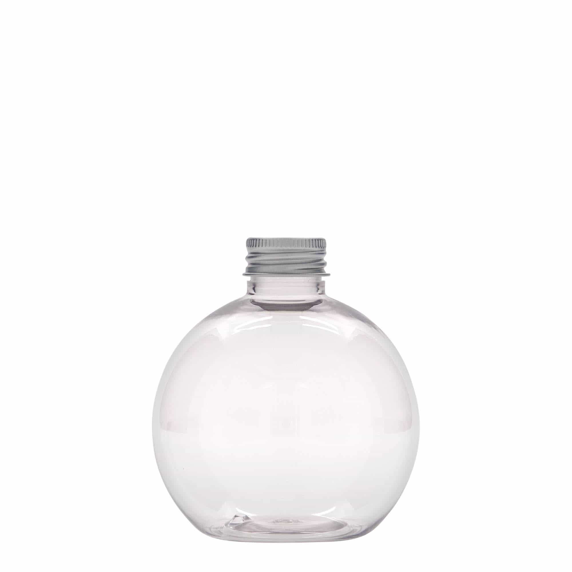 250 ml PET pudele 'Perry', apaļa, plastmasas, aizdare: GPI 24/410 250 ml PET pudele 'Perry', apaļa, plastmasas, aizdare: GPI 24/410