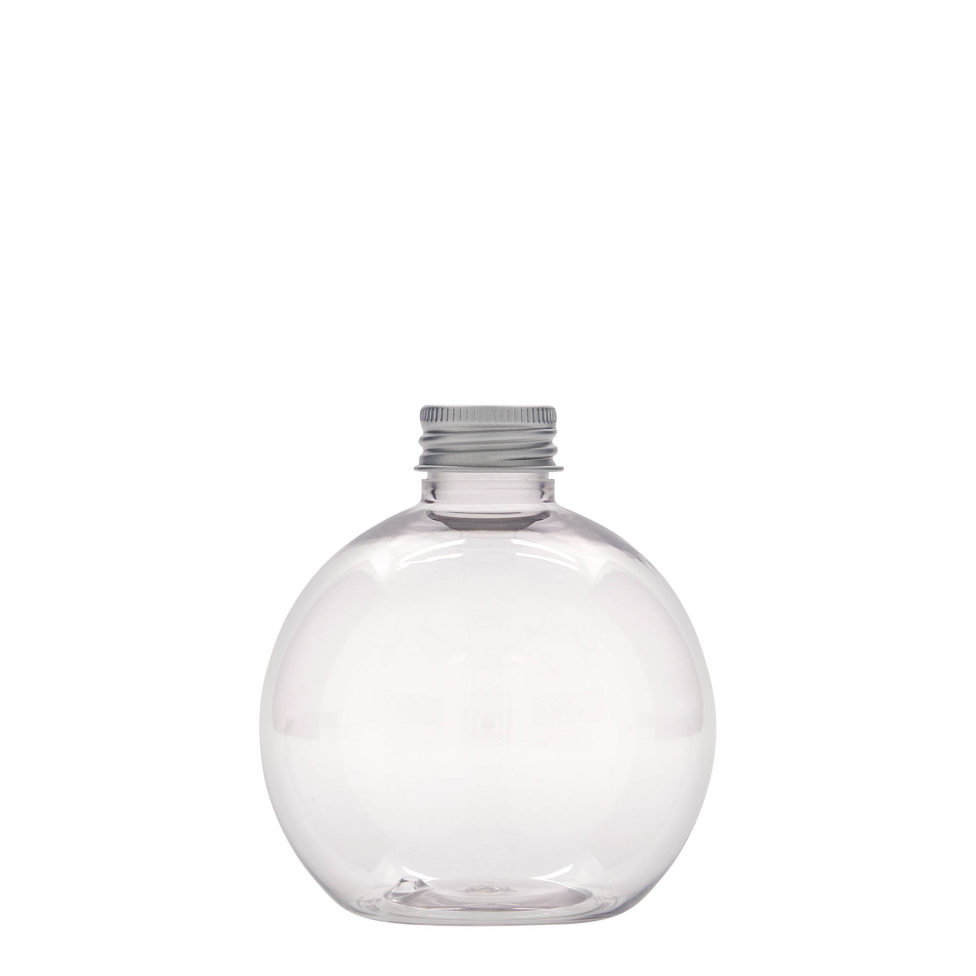 250 ml PET pudele 'Perry', apaļa, plastmasa, atvere: 24/410 250 ml PET pudele 'Perry', apaļa, plastmasa, atvere: 24/410