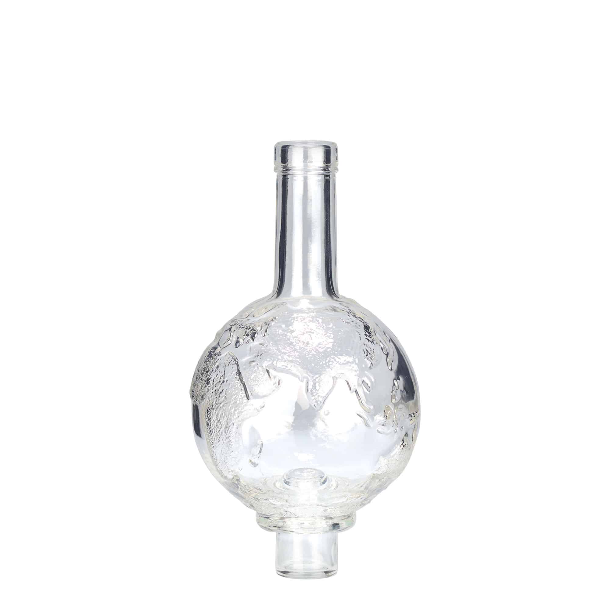 500 ml stikla pudele 'Globus', atvere: korķis 500 ml stikla pudele 'Globus', atvere: korķis