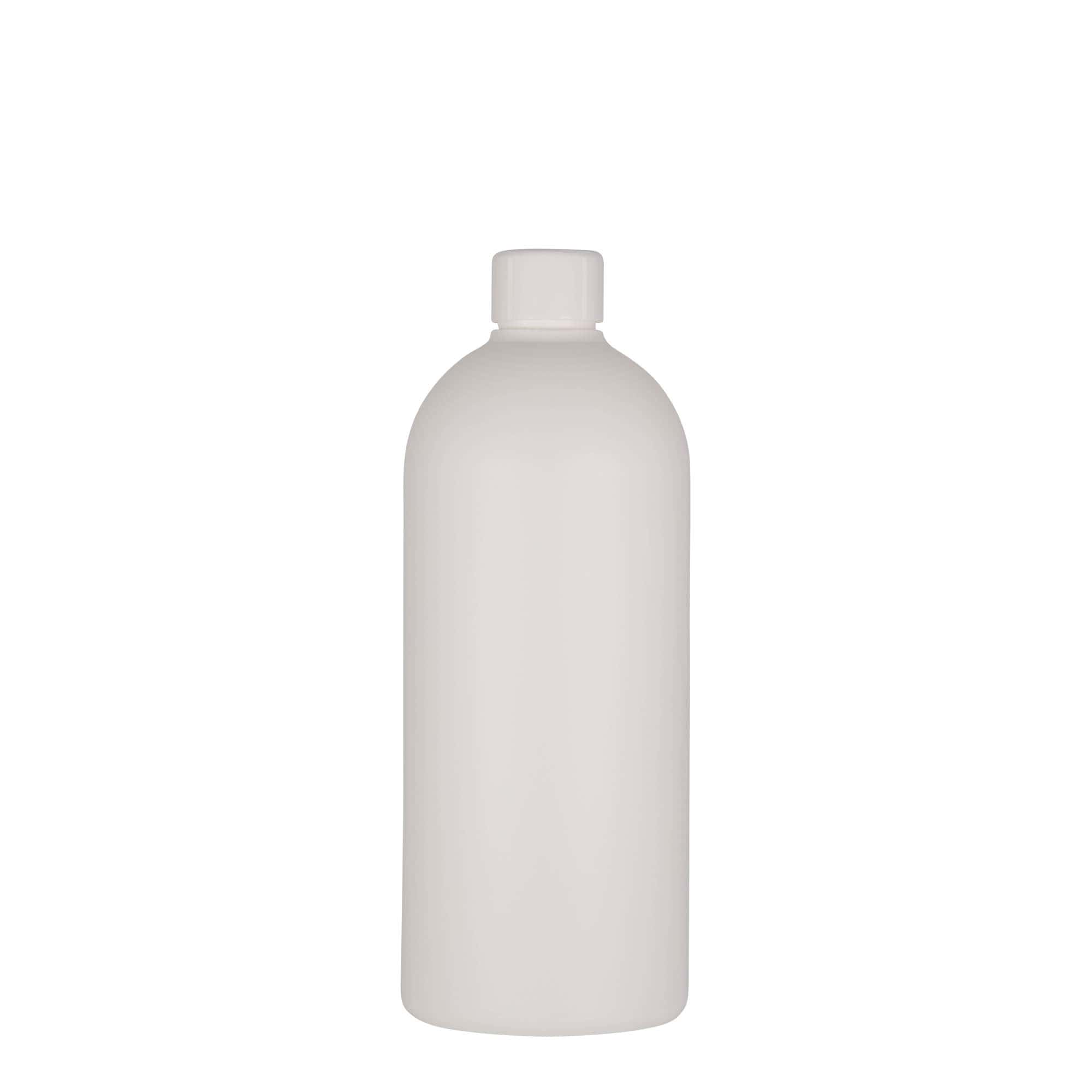 500 ml plastmasas pudele 'Tuffy', HDPE, balta, atvere: 24/410