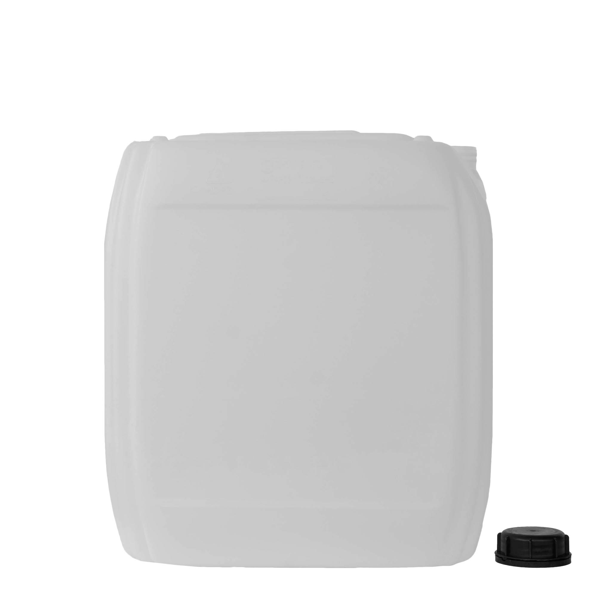 25 l kannisteris, taisnstūrveida, HDPE plastmasa, dabīgs, atvere: ND 60 25 l kannisteris, taisnstūrveida, HDPE plastmasa, dabīgs, atvere: ND 60