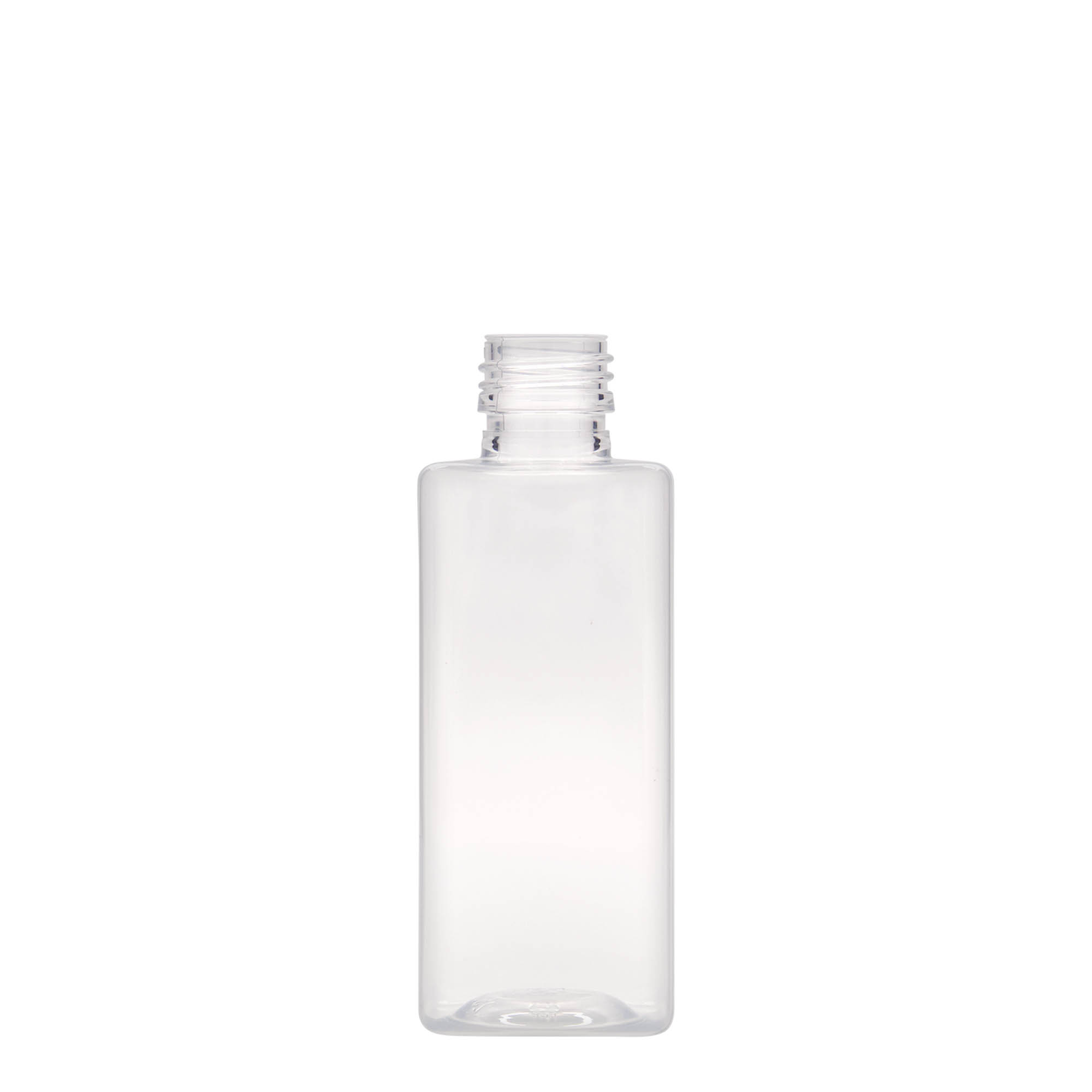 250 ml PET pudele 'Karl', kvadrātveida, plastmasa, atvere: PP 28