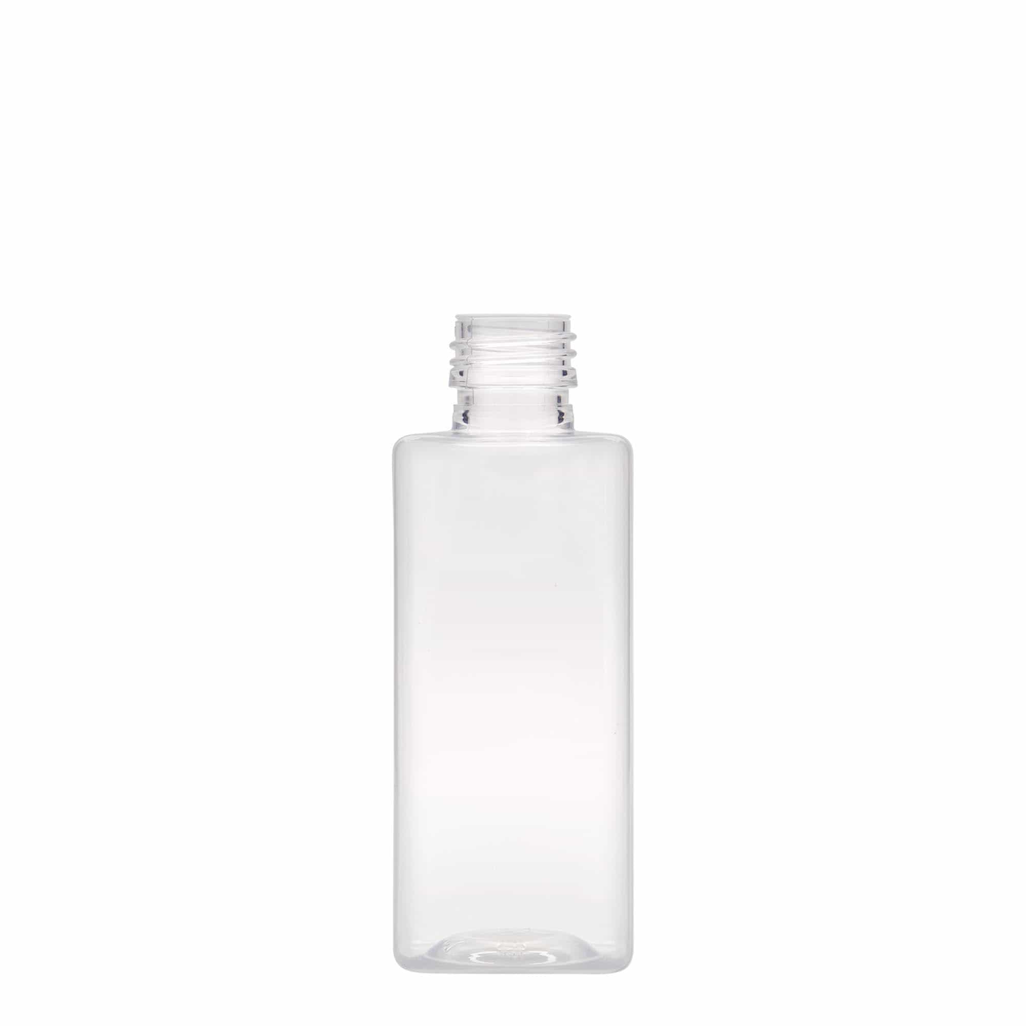 250 ml PET pudele 'Karl', kvadrātveida, plastmasa, atvere: PP 28
