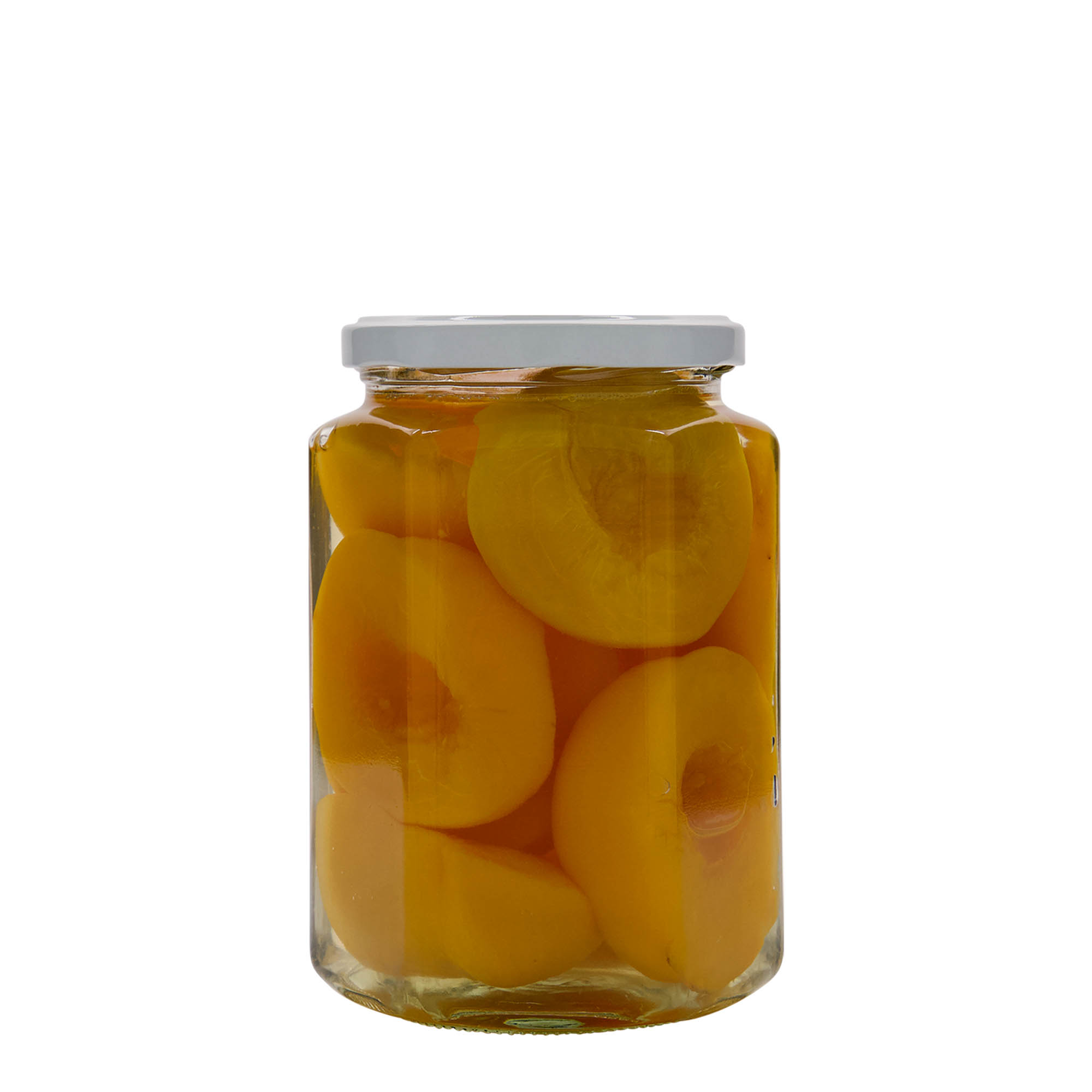 770 ml sešstūra stikla burka, atvere: Twist-Off (TO 82)