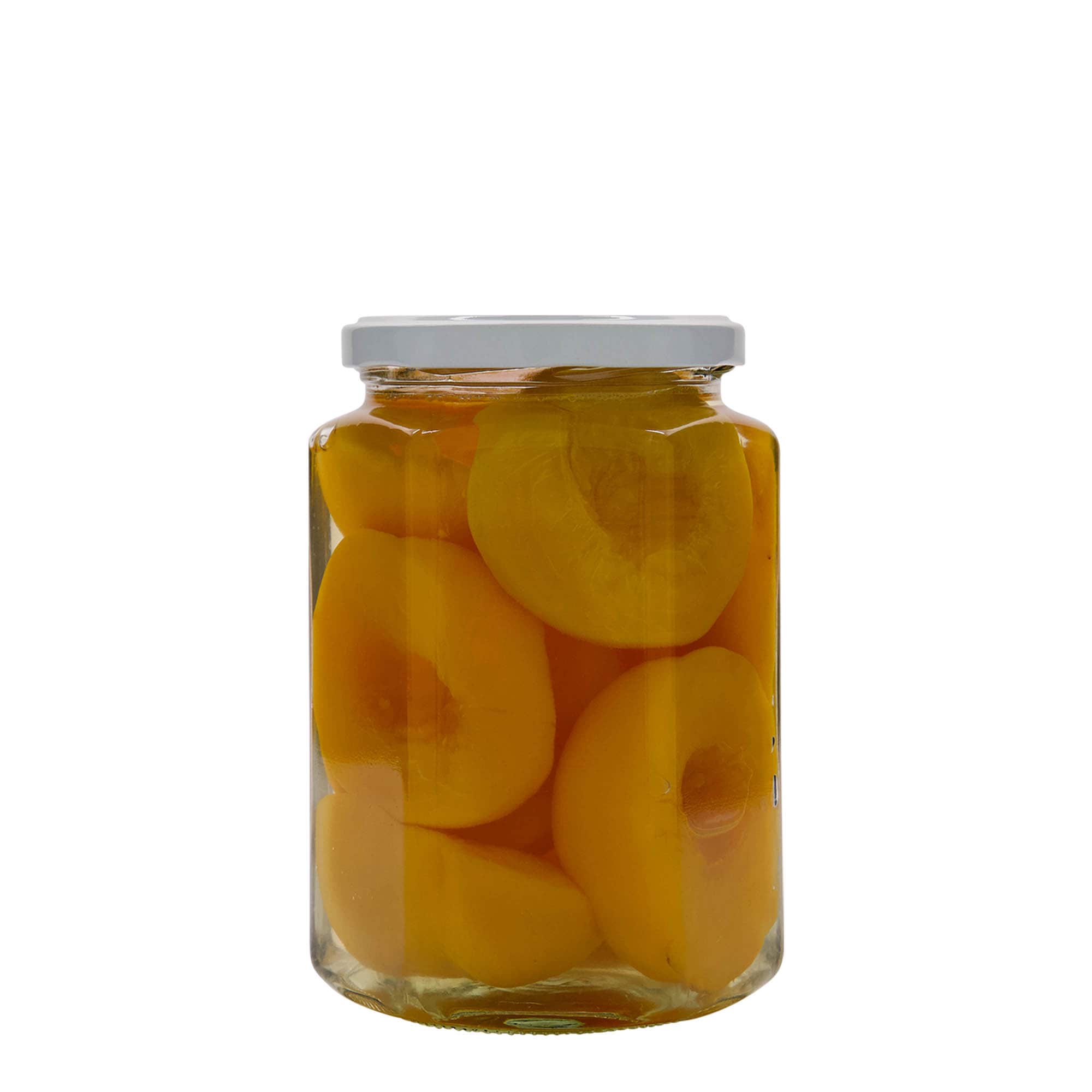 770 ml sešstūra stikla burka, atvere: Twist-Off (TO 82)