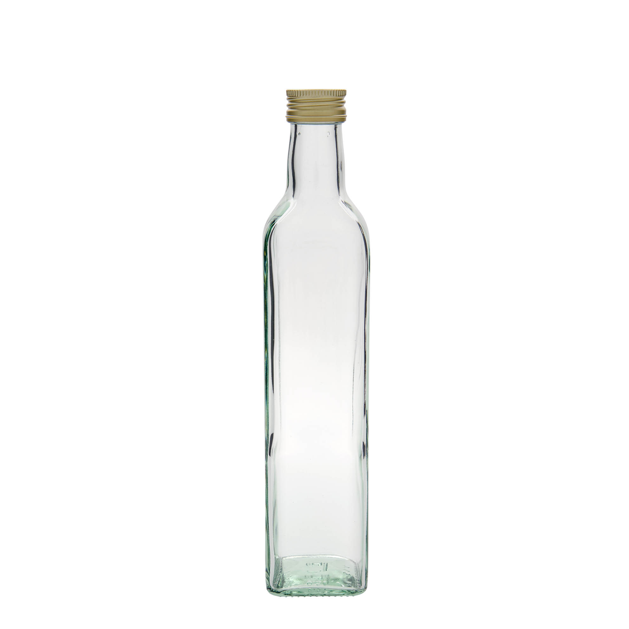 500 ml stikla pudele 'Marasca', kvadrātiska, atvere: PP 31,5