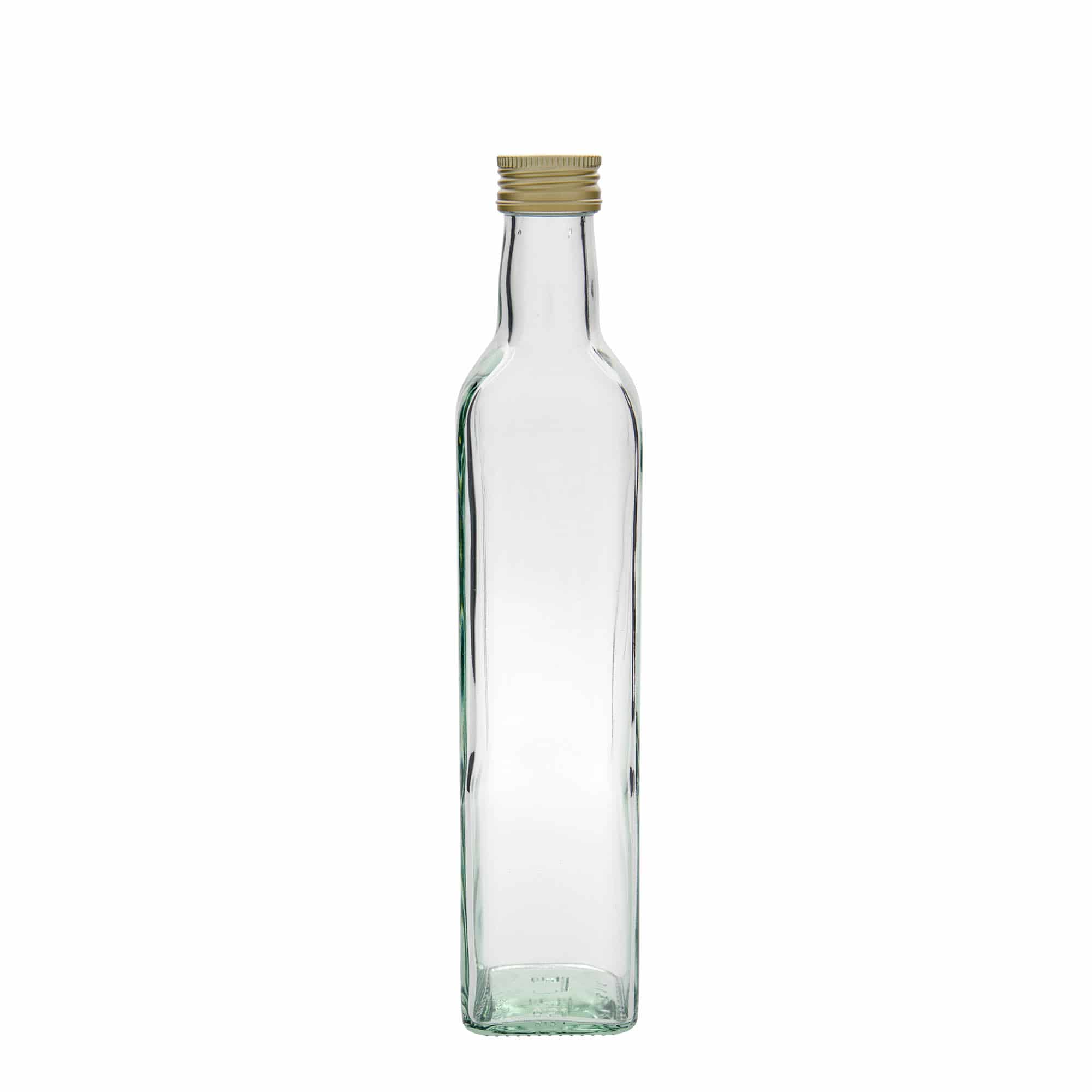 500 ml stikla pudele 'Marasca', kvadrātiska, atvere: PP 31,5
