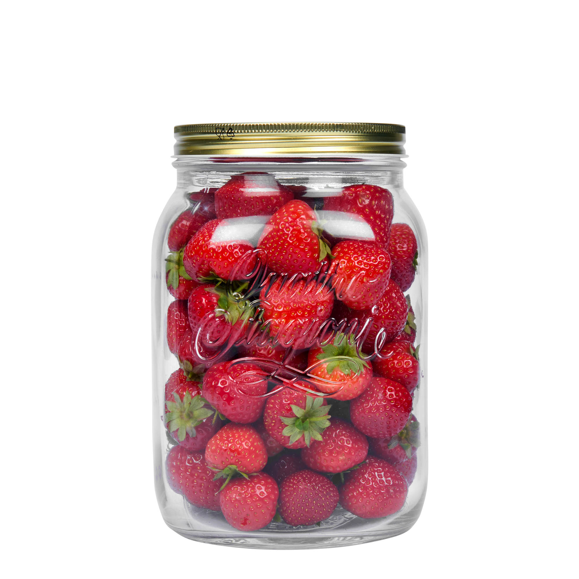 2.000 ml stikls 'Quattro Stagioni', atvere: skrūvējams vāciņš