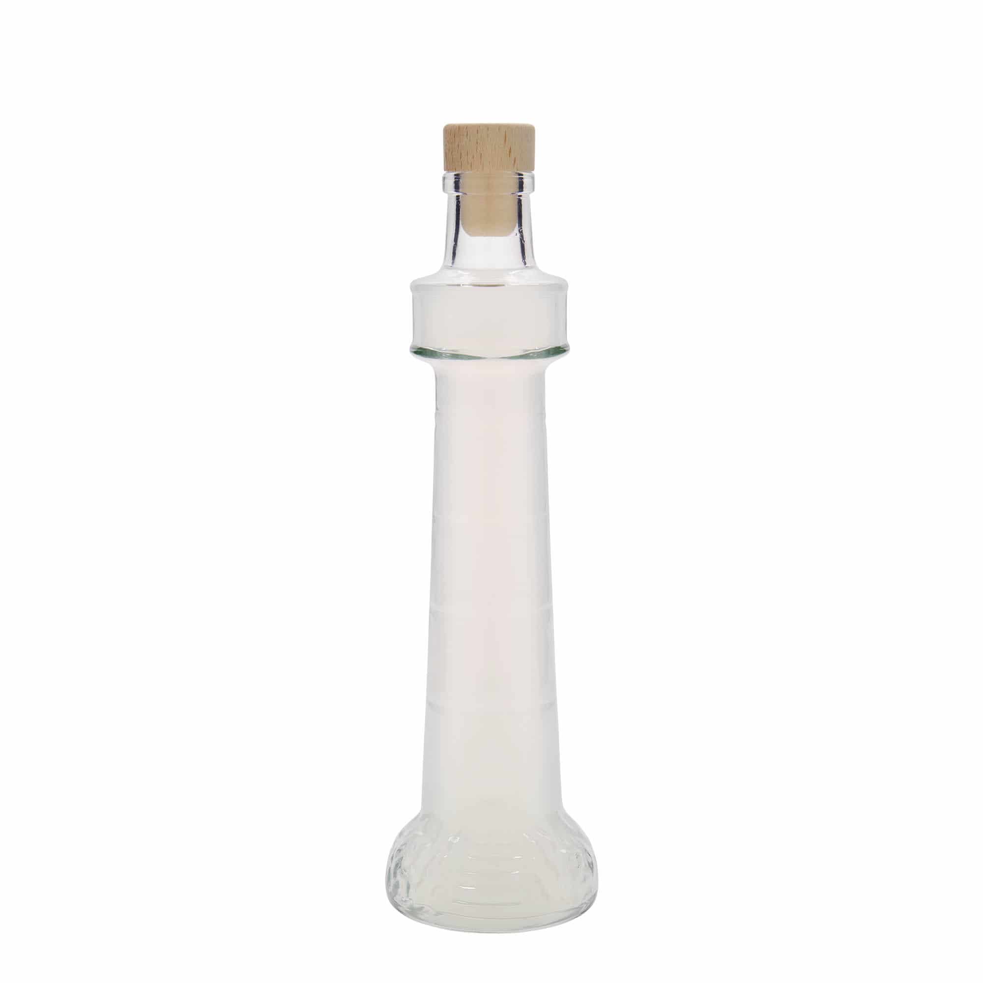 200 ml stikla pudele 'Bāka', aizdare: korķis