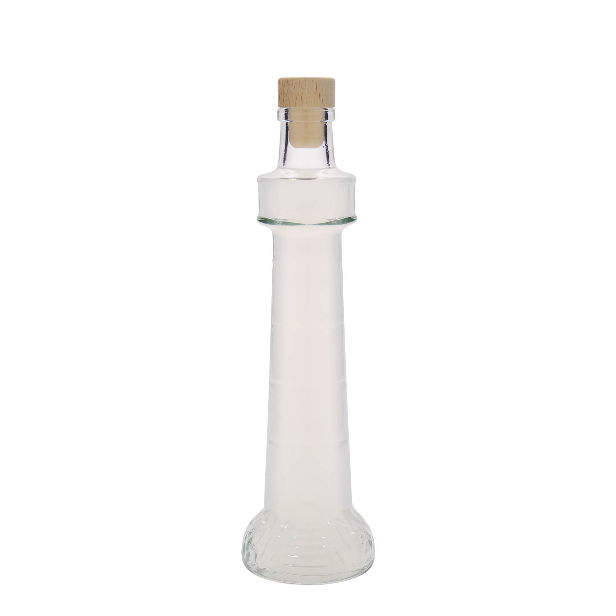 200 ml stikla pudele 'Leuchtturm', atvere: korķis 200 ml stikla pudele 'Leuchtturm', atvere: korķis