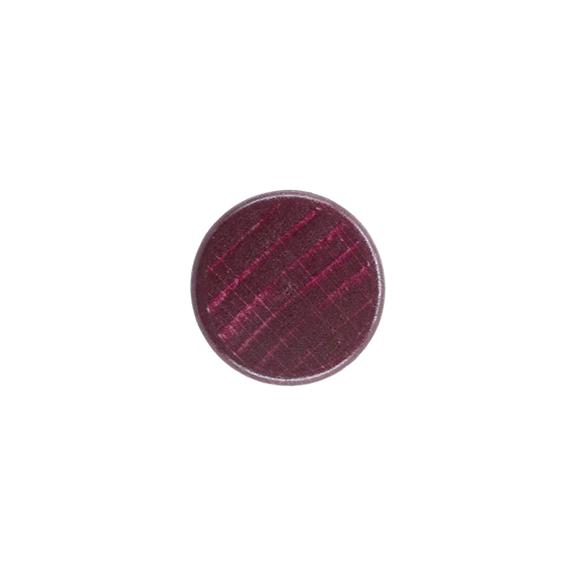 Roktura korķis 19 mm, koks/plastmasa, bordo sarkans, mutes daļai: korķis