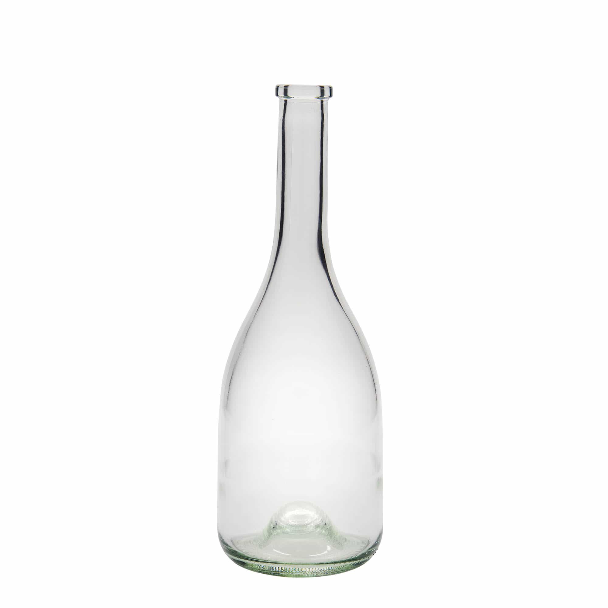 750 ml stikla pudele 'Rustica', atvere: korķis