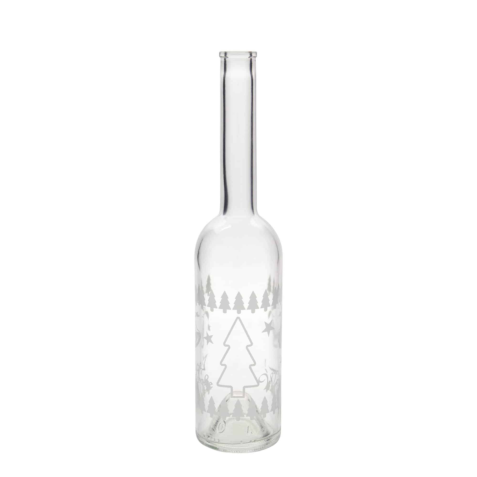 500 ml stikla pudele 'Opera', motīvs: klasiskas Ziemassvētki, atvere: korķis