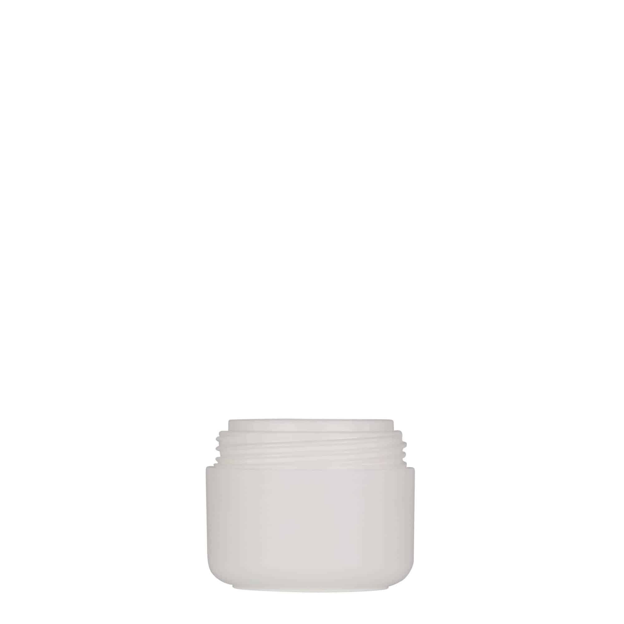 30 ml plastmasas kārbiņa 'Bianca', PP, balta, aizdare: skrūvējams vāciņš 30 ml plastmasas kārbiņa 'Bianca', PP, balta, aizdare: skrūvējams vāciņš