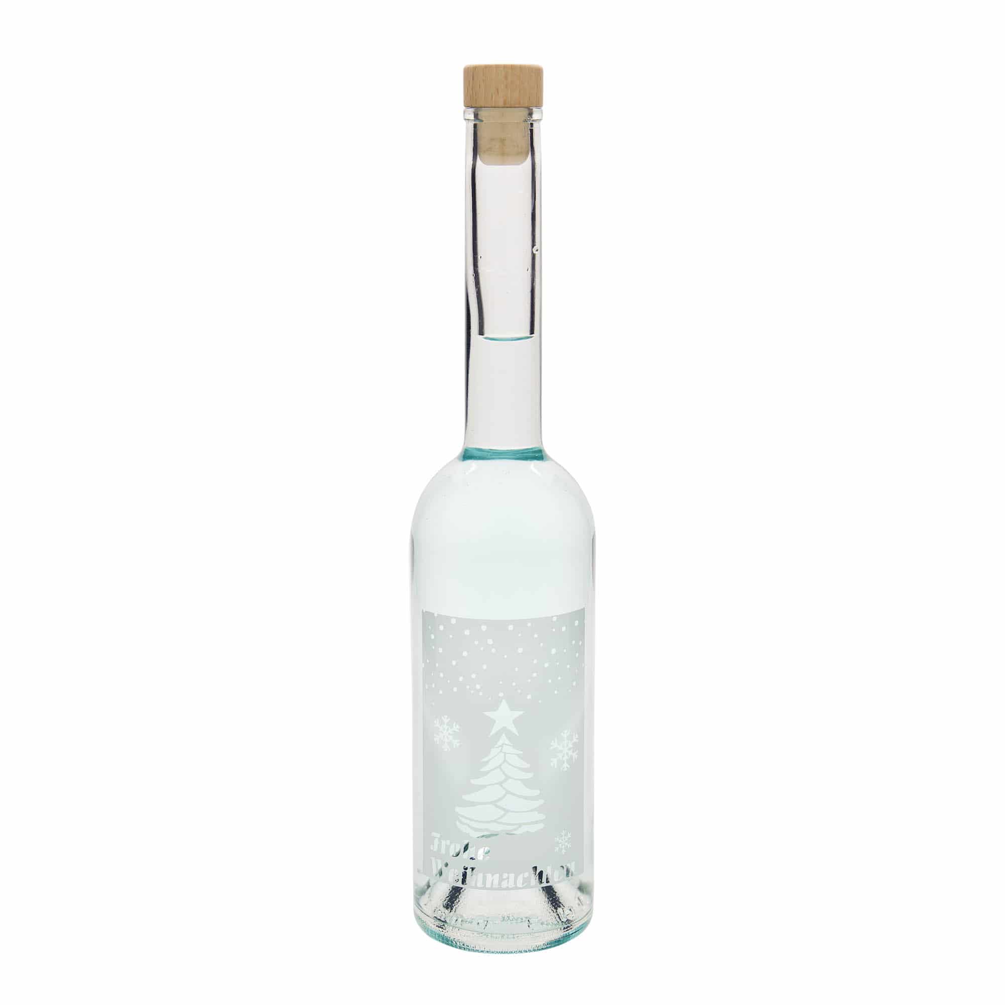 500 ml stikla pudele 'Opera', motīvs: Baltas Ziemassvētki, atvere: korķis