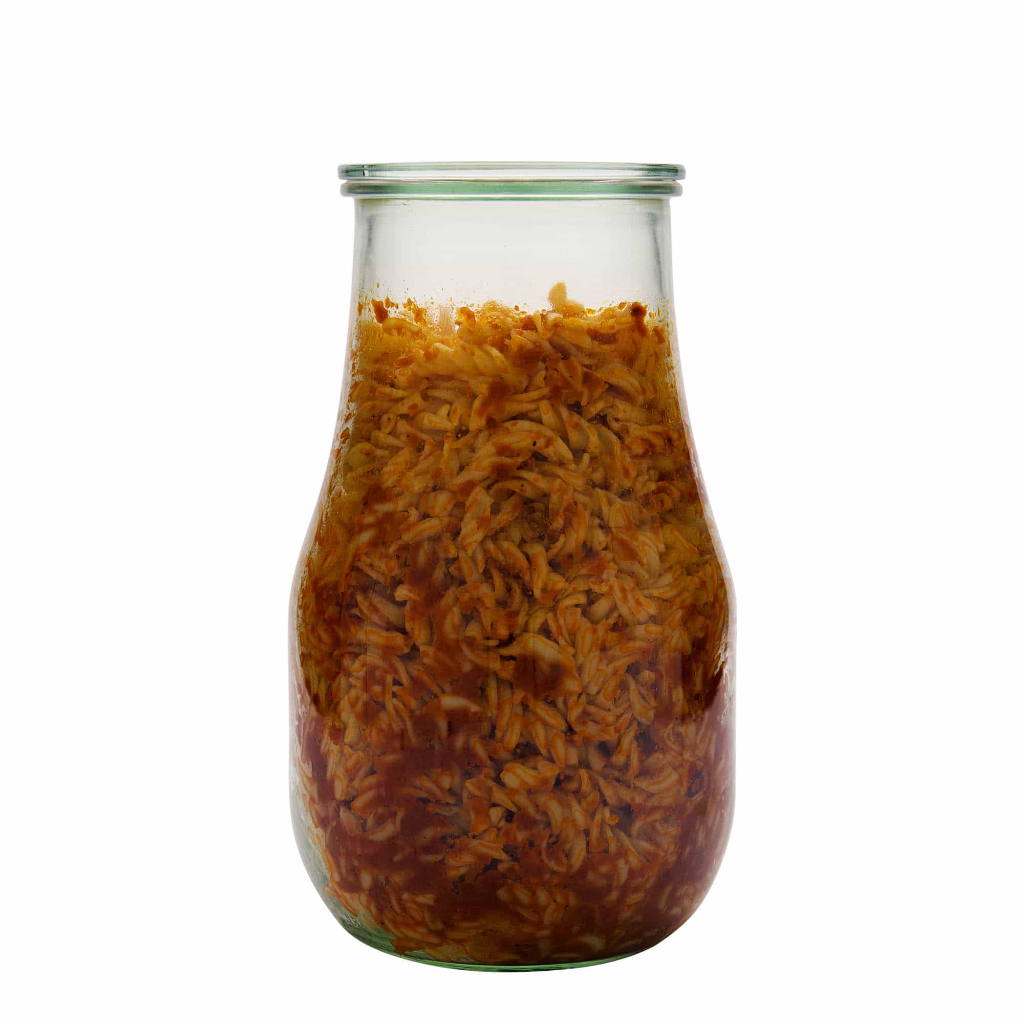 2.700 ml WECK tulpes stikls, atvere: apaļš maliņš