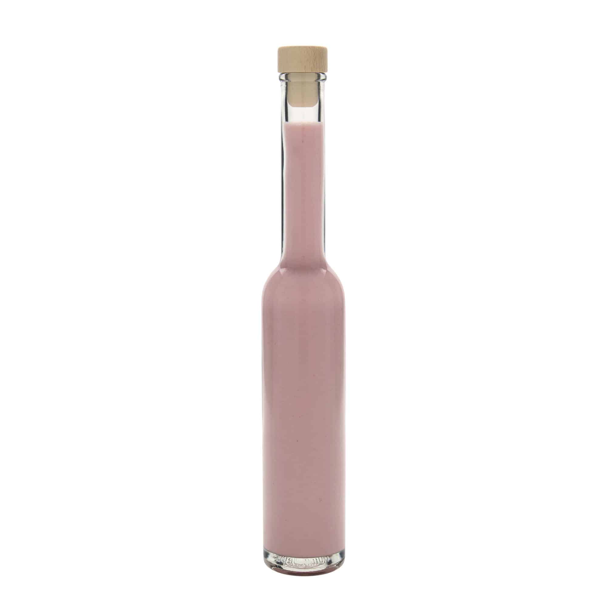 200 ml stikla pudele 'Platina', aizdare: korķis