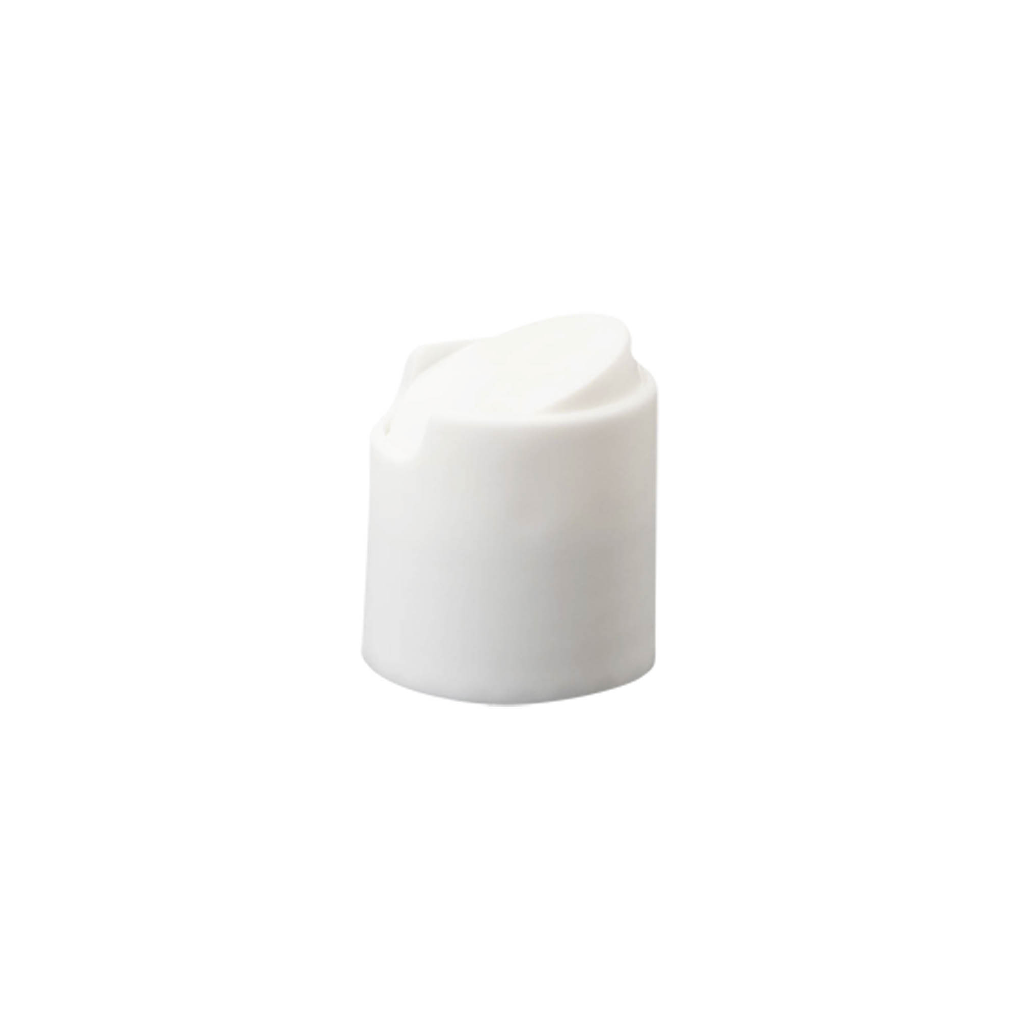 Skrūvējams vāciņš Disc Top, PP plastmasa, balts, priekš atveres: 24/410 Skrūvējams vāciņš Disc Top, PP plastmasa, balts, priekš atveres: 24/410
