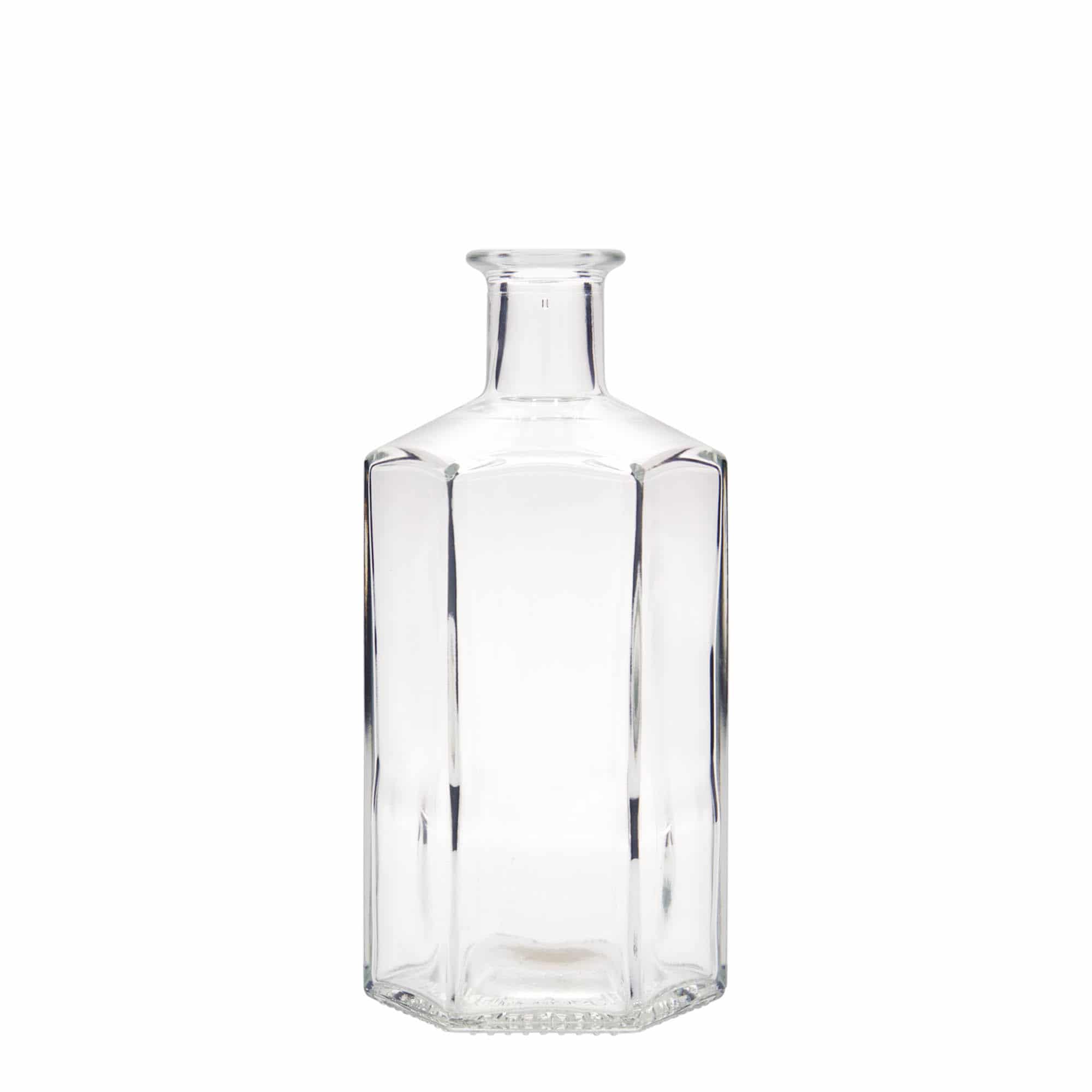 500 ml stikla pudele, farmācijas 'Jimmy', sešstūra, aizdare: korķis 500 ml stikla pudele, farmācijas 'Jimmy', sešstūra, aizdare: korķis