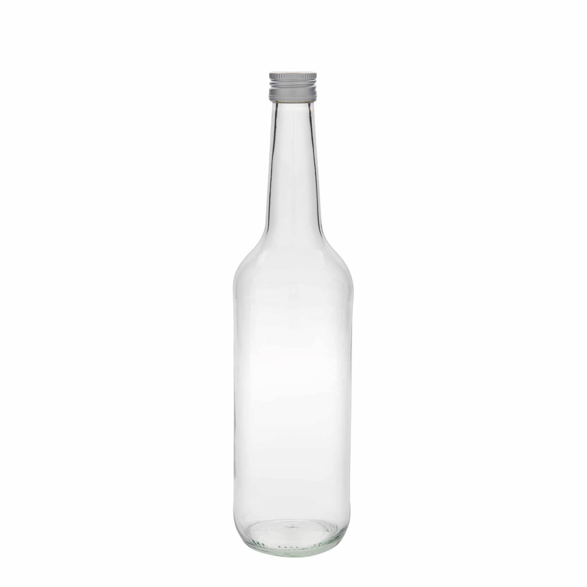700 ml stikla pudele ar taisnu kaklu, atvere: PP 28