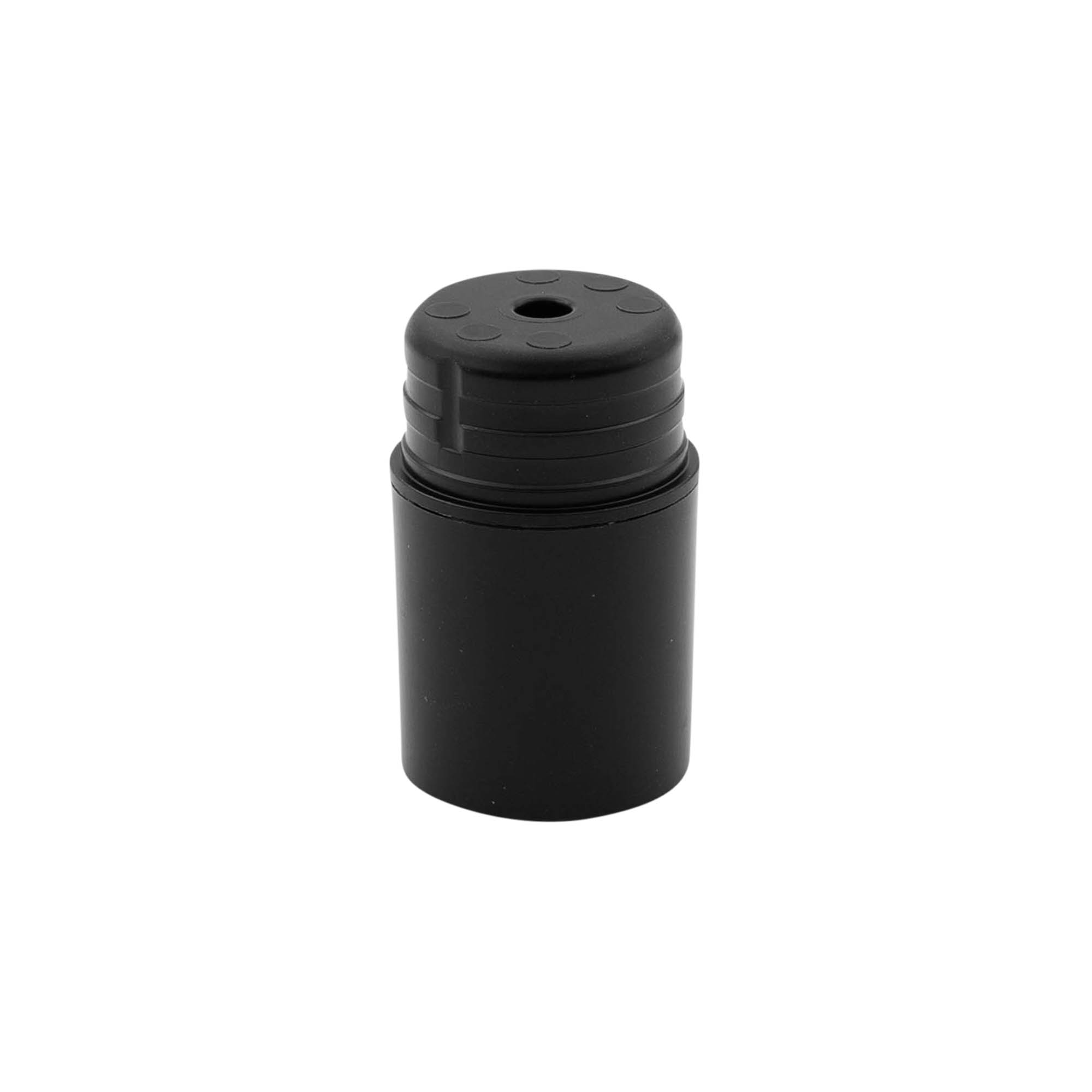 Airless dozatora sūknis 'Nano', PP plastmasa, melns