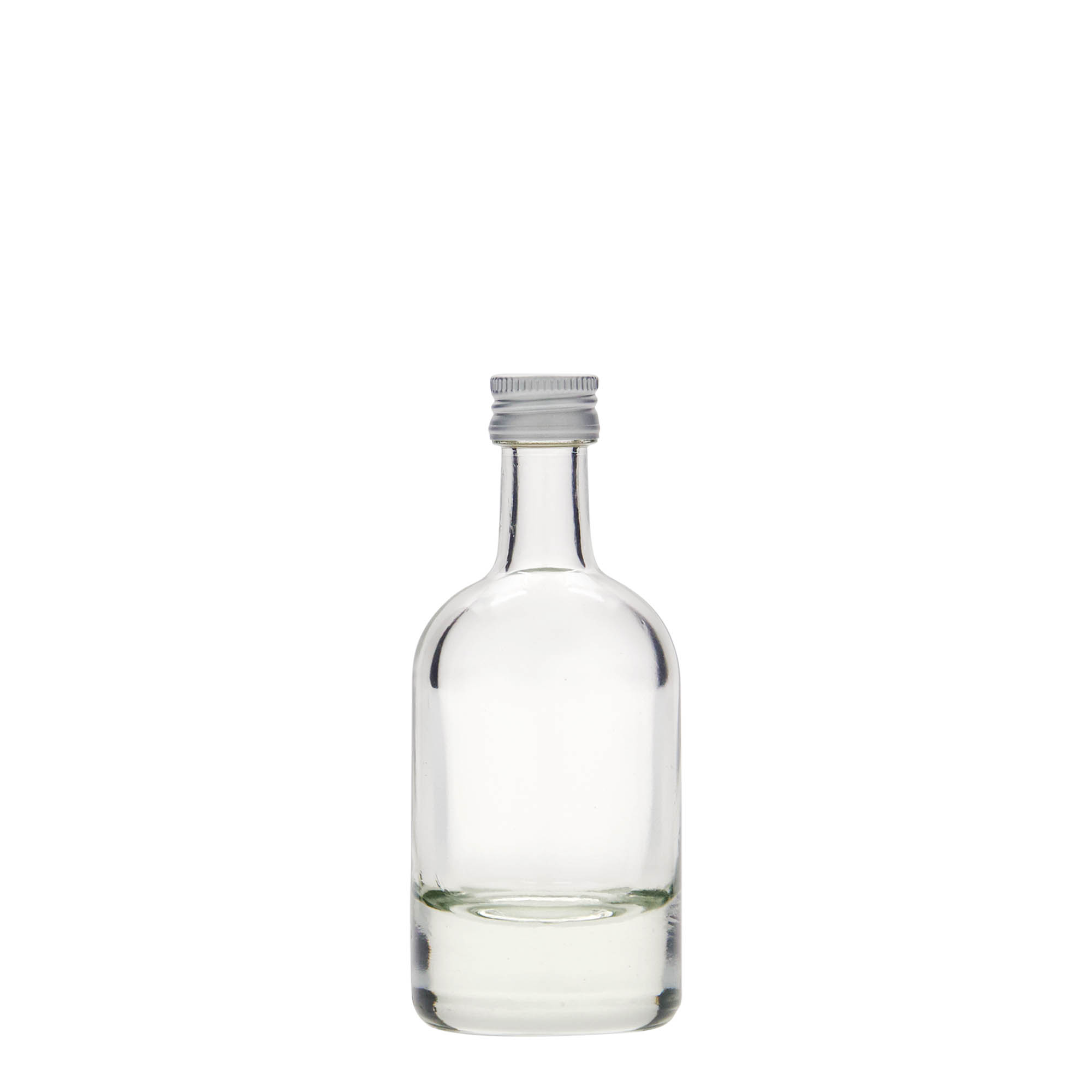 50 ml stikla pudele 'Linea Uno', atvere: PP 18 50 ml stikla pudele 'Linea Uno', atvere: PP 18