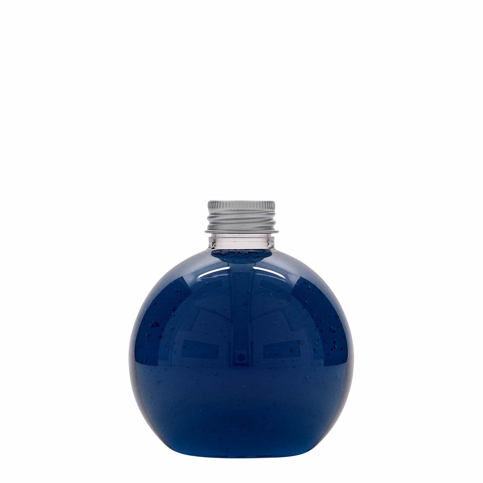 250 ml PET pudele 'Perry', apaļa, plastmasas, aizdare: 24/410