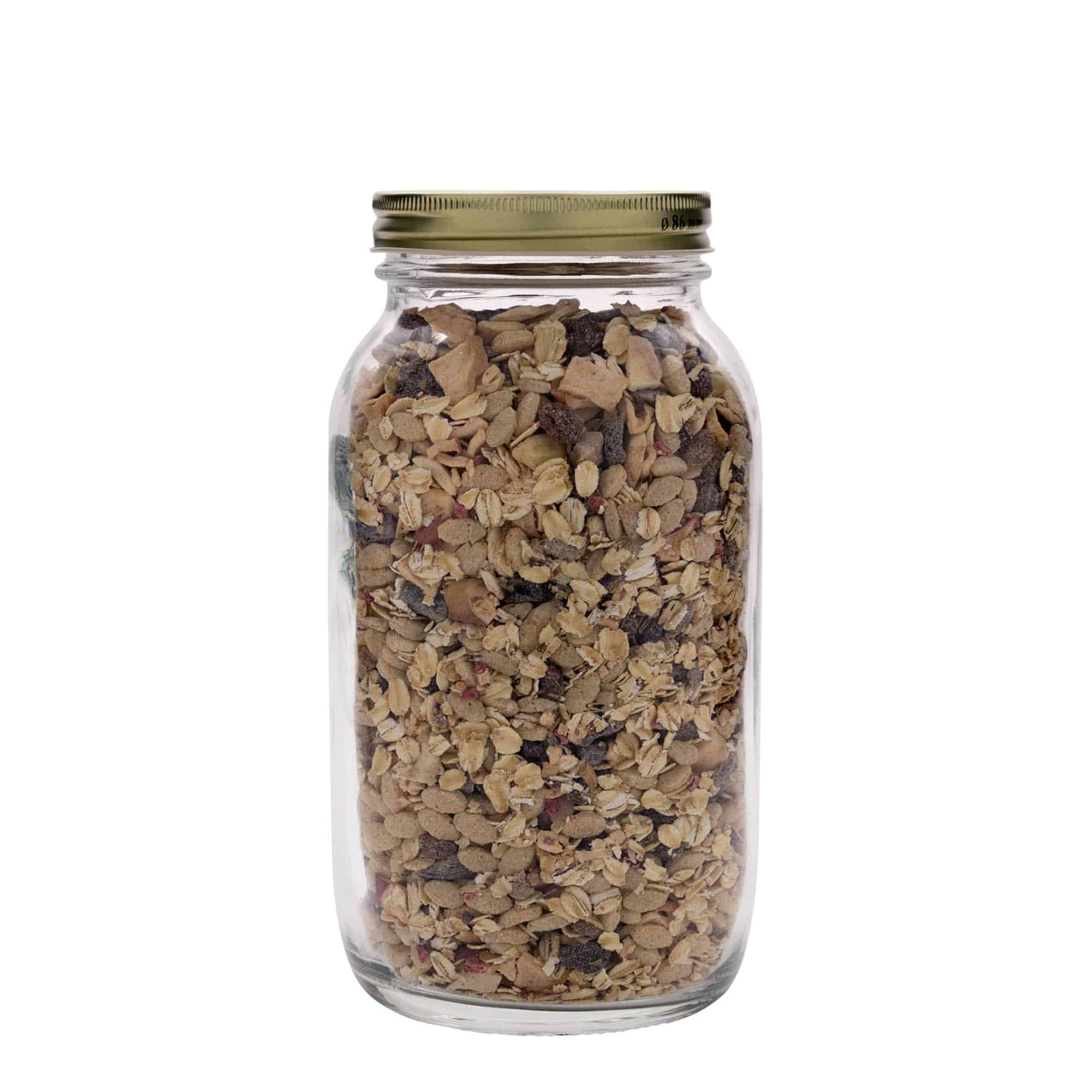 1.500 ml stikla burka 'Quattro Stagioni', atvere: skrūvējams vāciņš