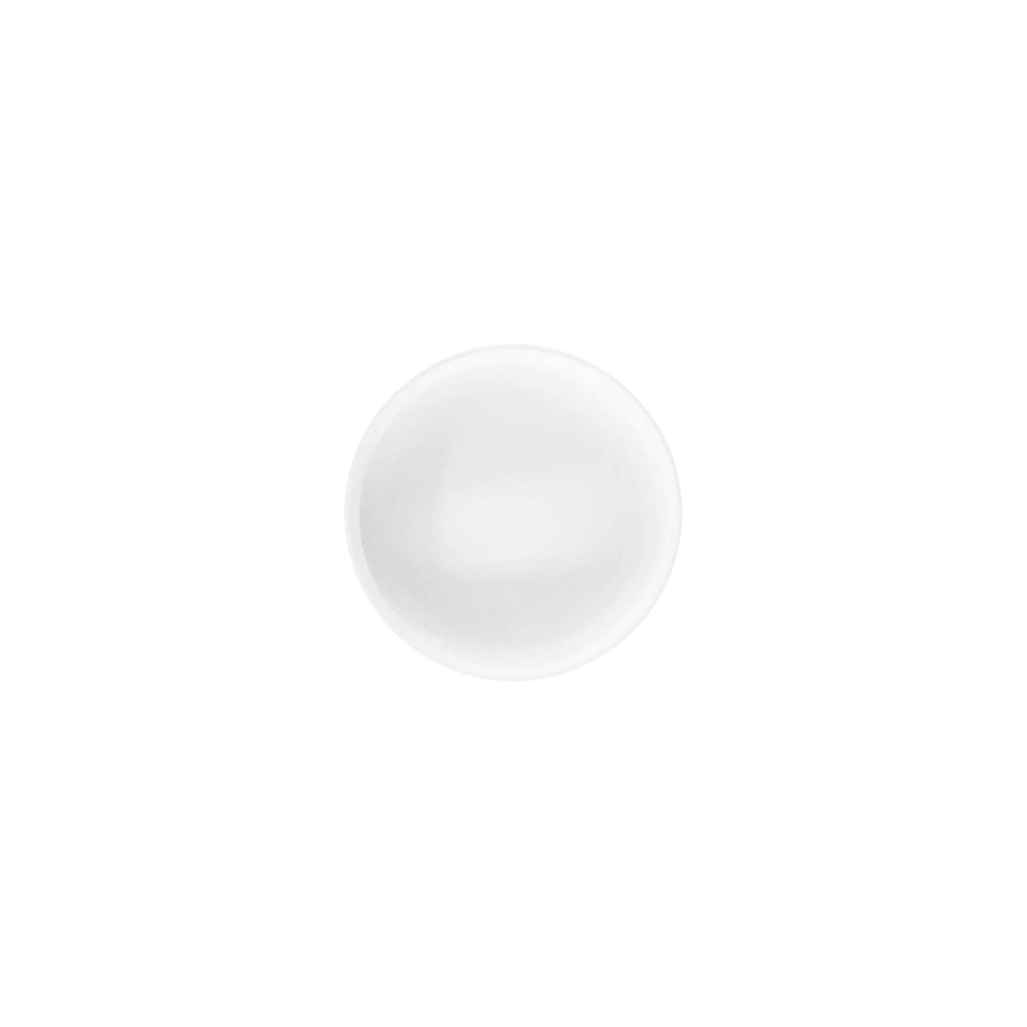 Skrūvējams vāciņš 'White Line' 6 ml, PP plastmasas, balts