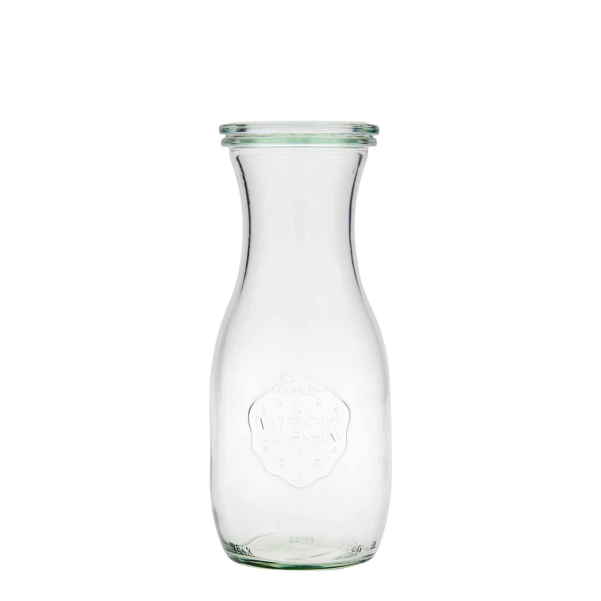 500 ml WECK sulu pudele, atvere: apaļš malu aplis 500 ml WECK sulu pudele, atvere: apaļš malu aplis